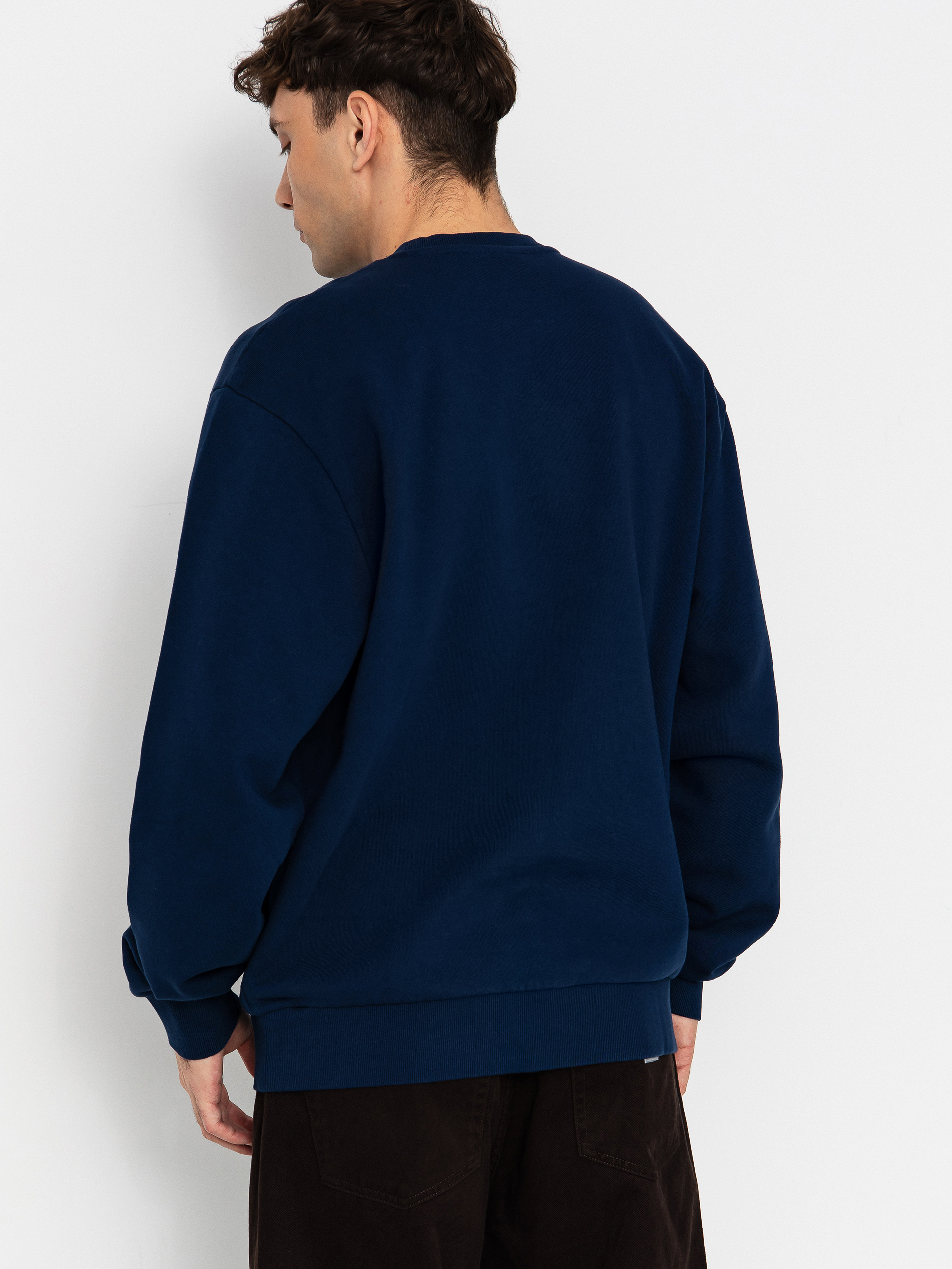 Суитшърт Carhartt WIP Script Embroidery (jupiter/white)