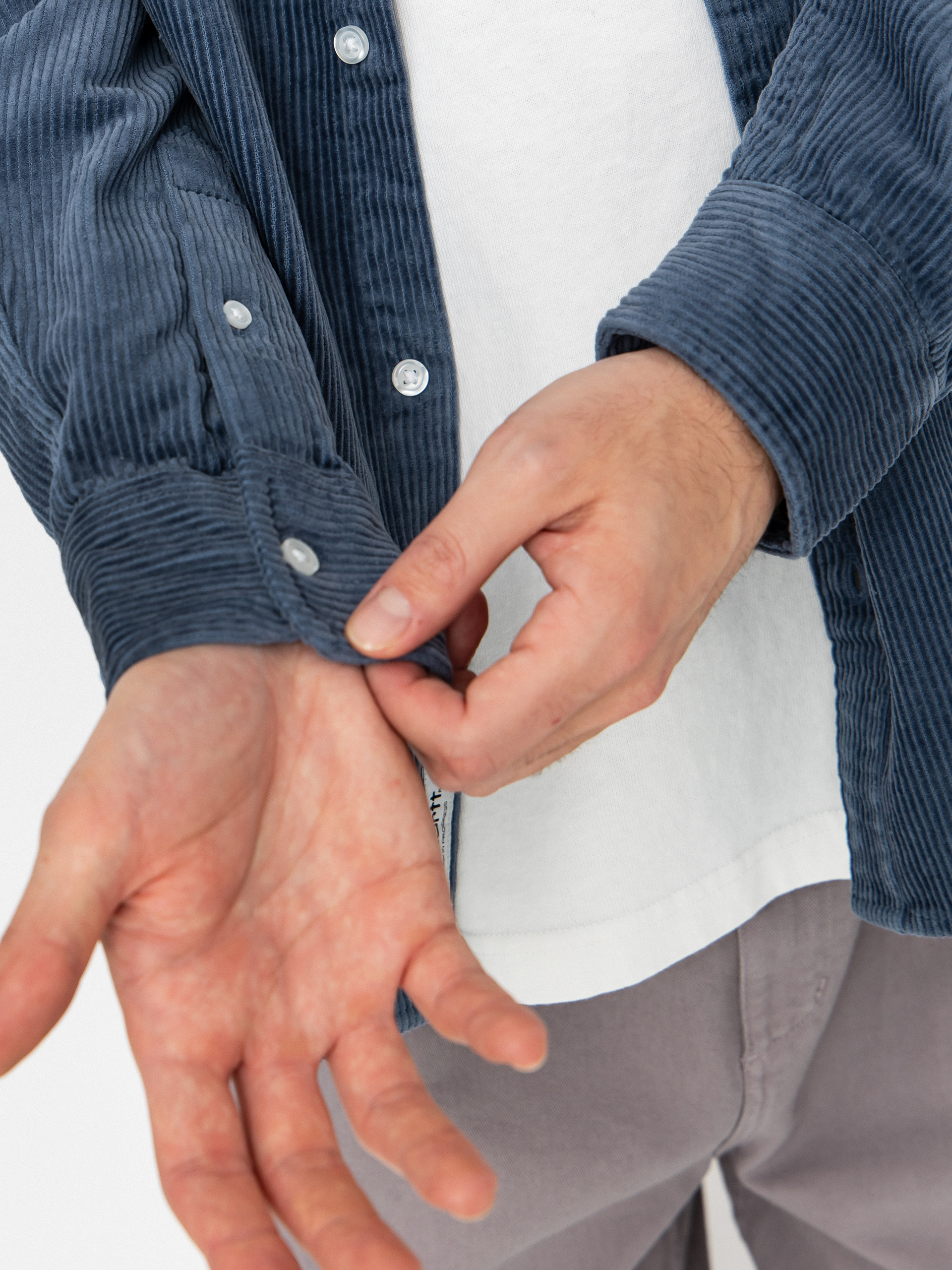 Риза Carhartt WIP Madison Cord (angelite/angelite)