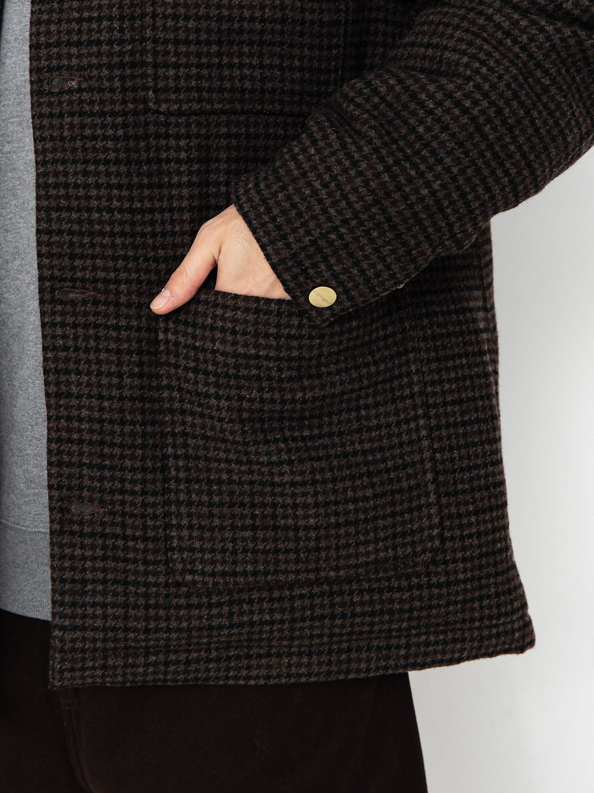 Яке Carhartt WIP Lowis (lowis houndstooth/vitola heather)