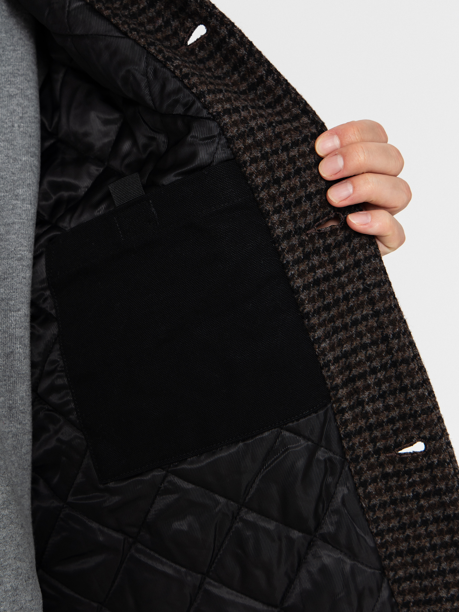 Яке Carhartt WIP Lowis (lowis houndstooth/vitola heather)