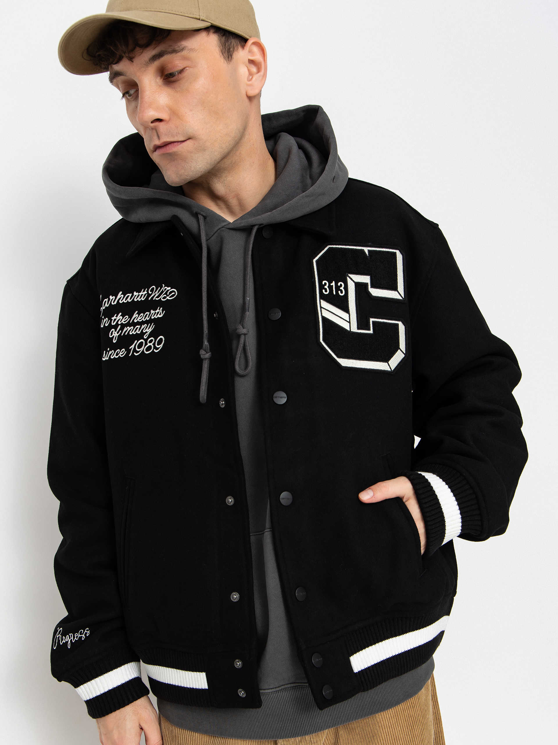 Яке Carhartt WIP World Class Varsity (black)