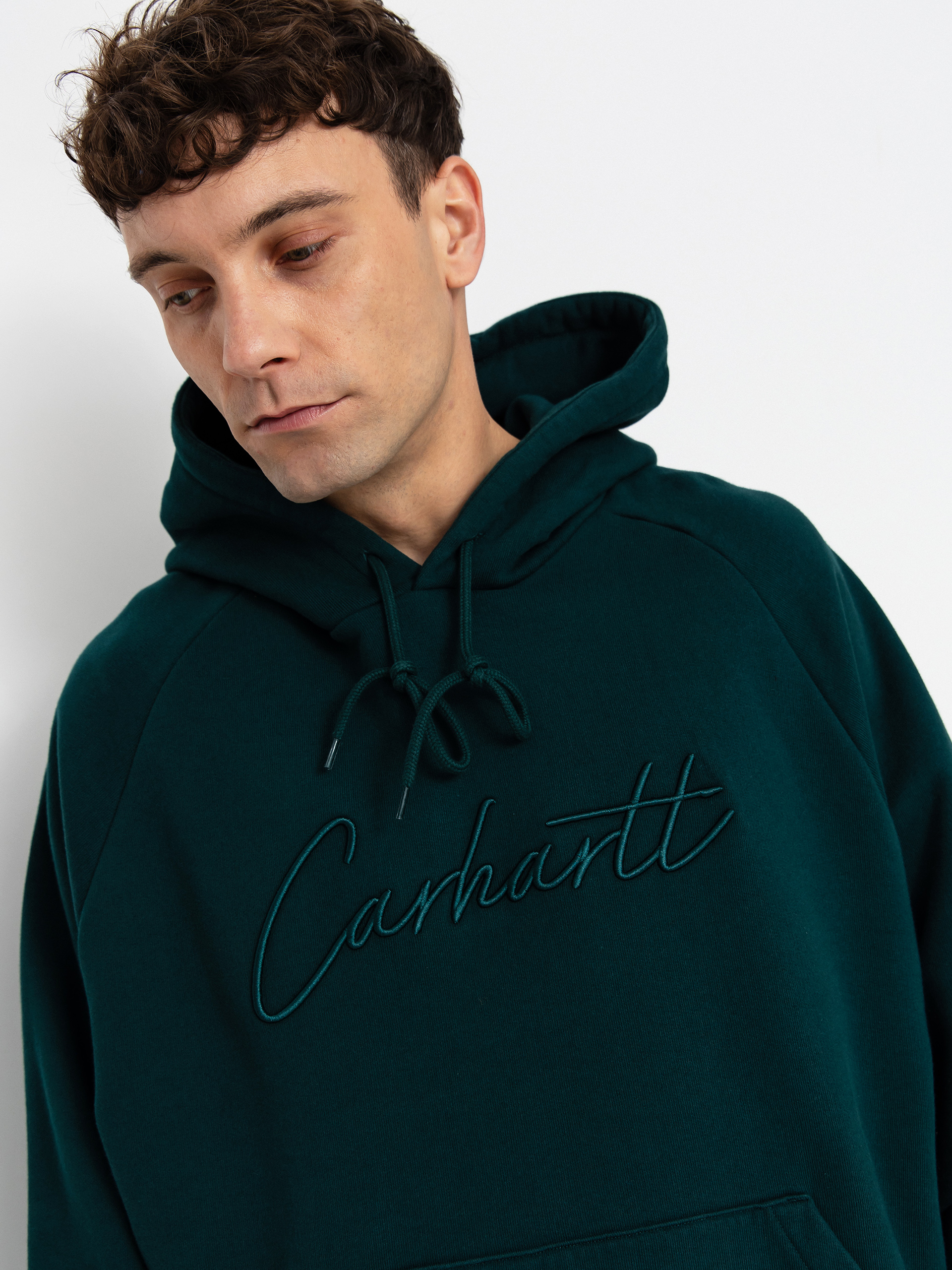 Суитшърт с качулка Carhartt WIP Ray HD (dark fir)