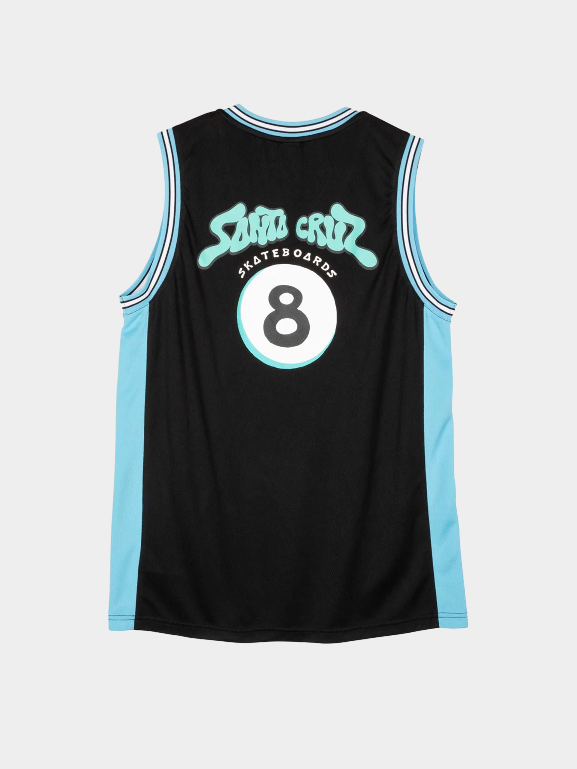 Тениска Santa Cruz Winkowski Ocho Mesh (black/pool blue)