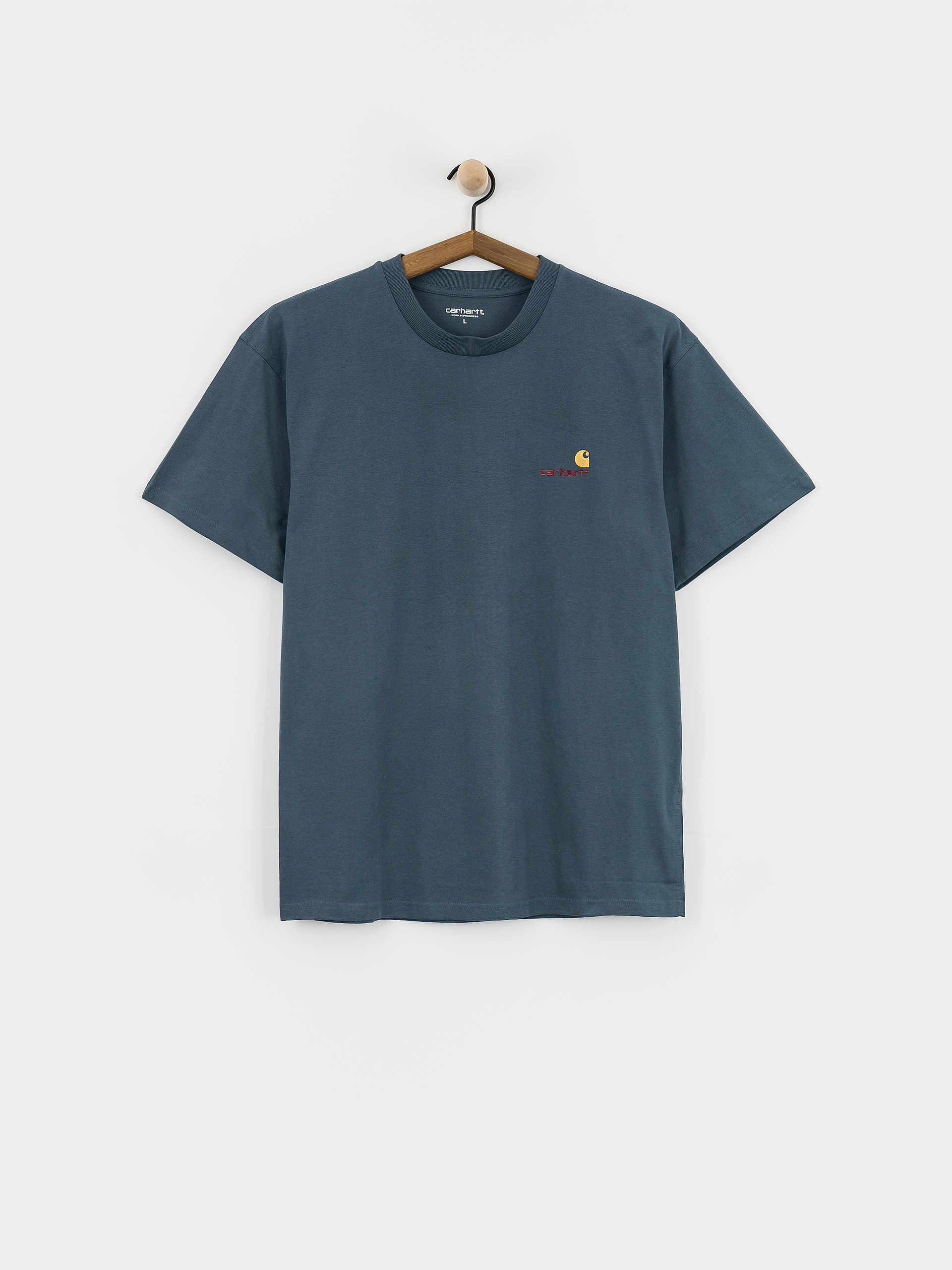 Тениска Carhartt WIP American Script (office blue)