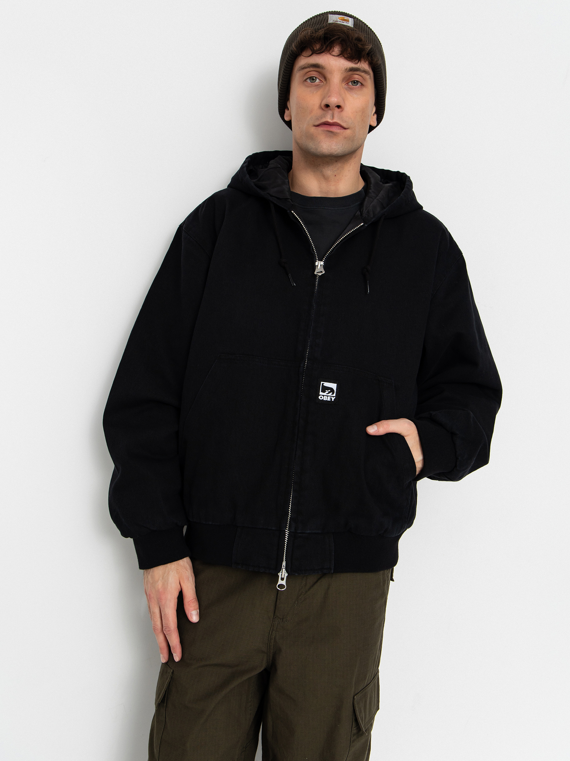 Яке OBEY Obey Randy ZHD (black faded wash)