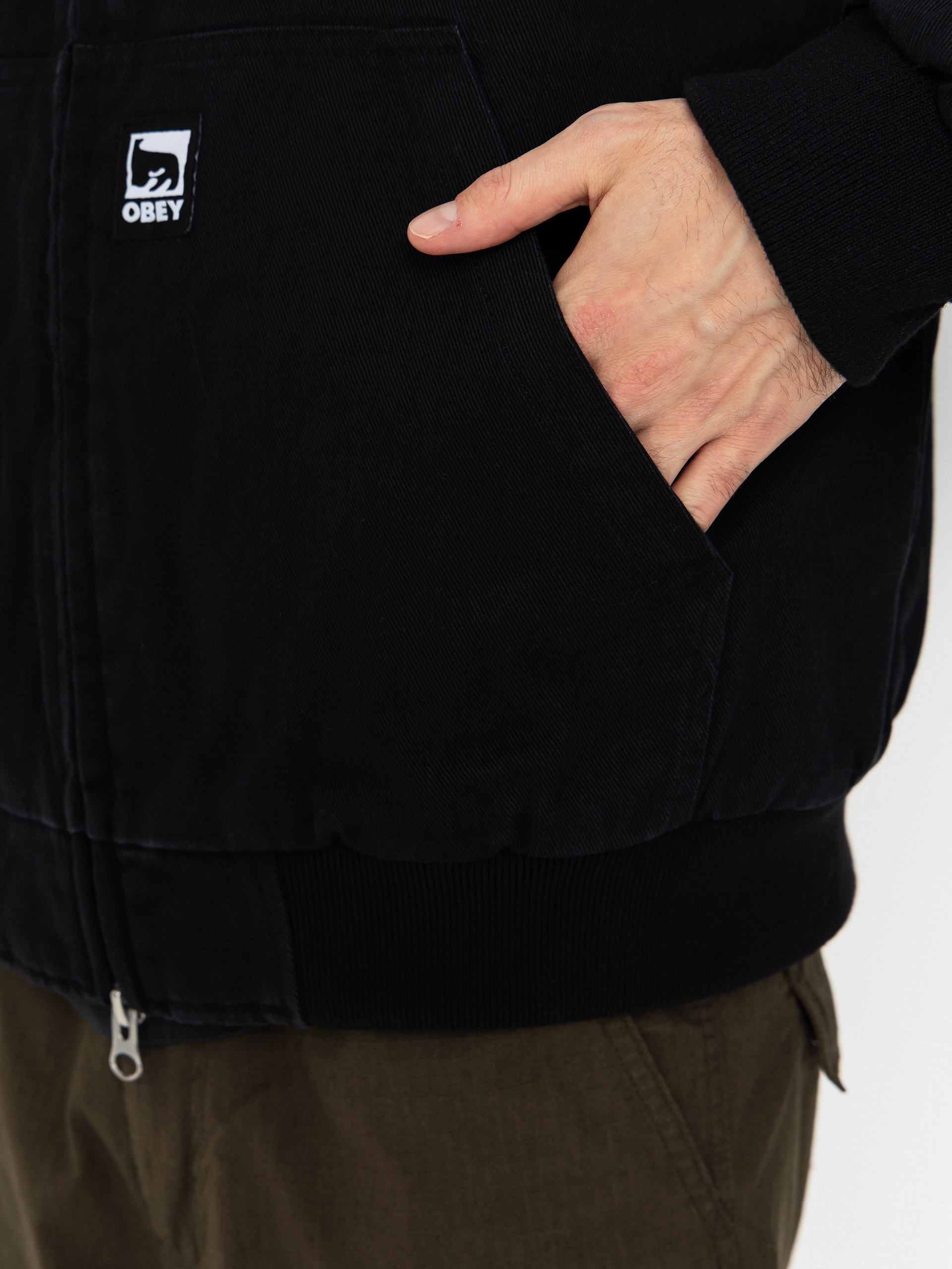 Яке OBEY Obey Randy ZHD (black faded wash)