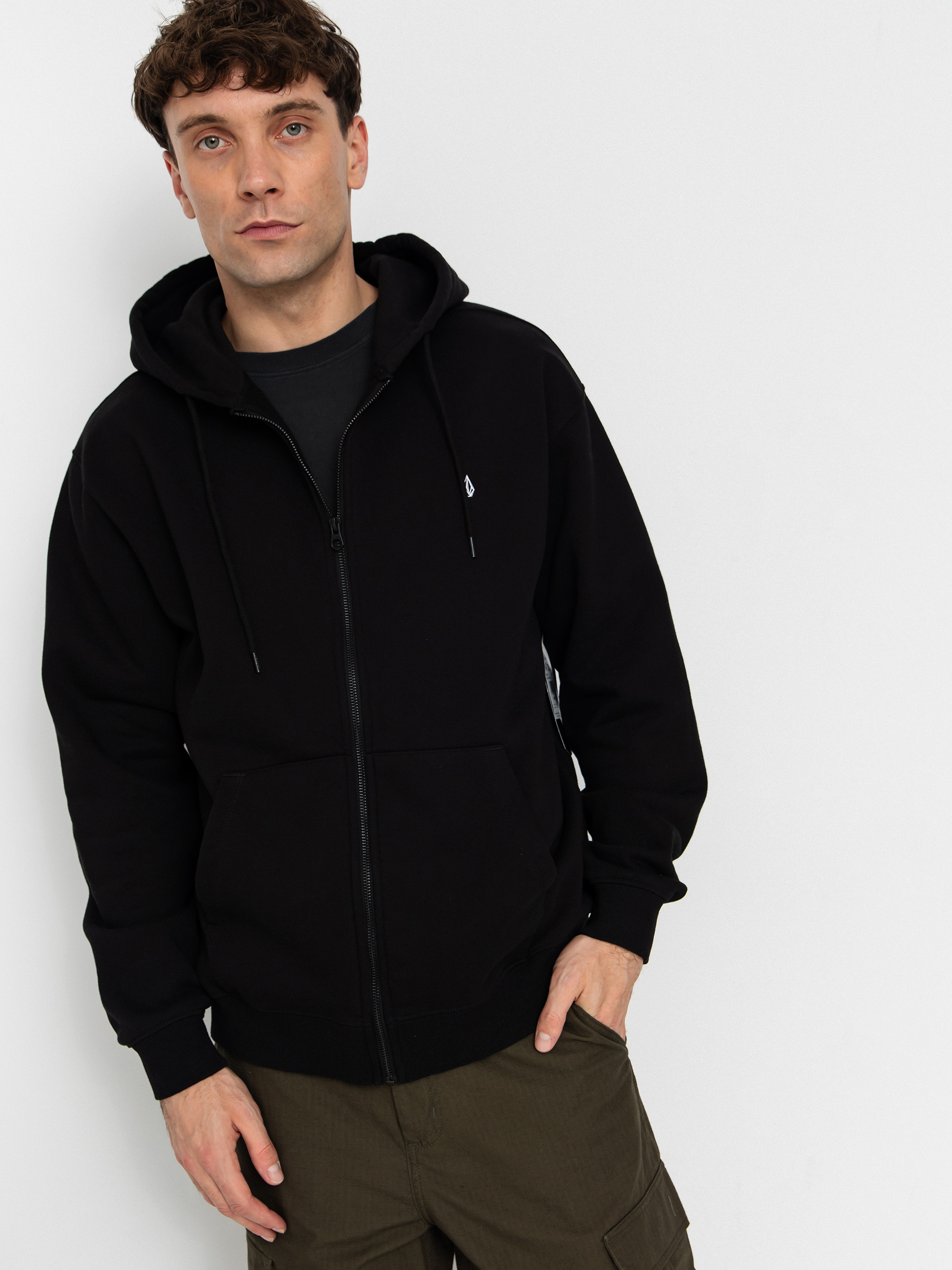 Суитшърт Volcom Single Stone Zip (black)