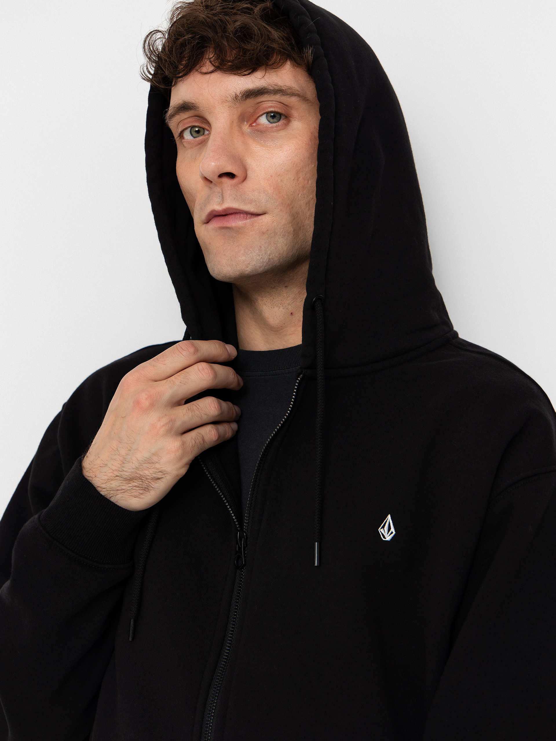 Суитшърт Volcom Single Stone Zip (black)