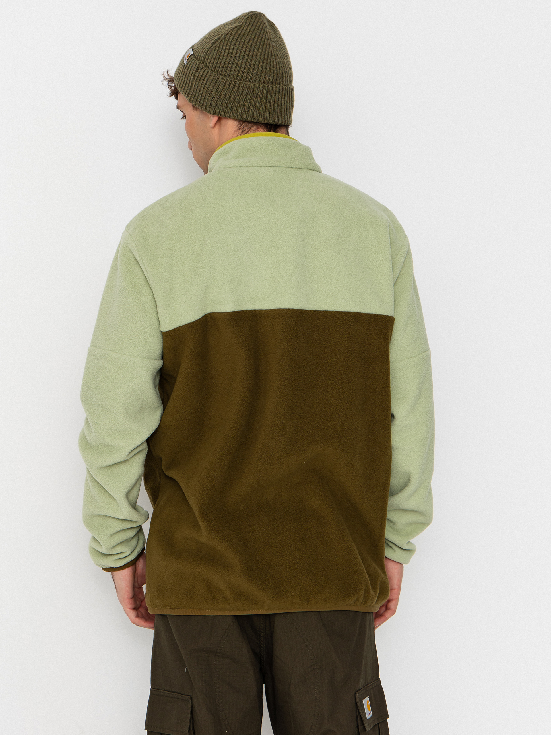 Мъжки Поларени суитшърт Picture Arcca 1/4 Zip (tobacco)