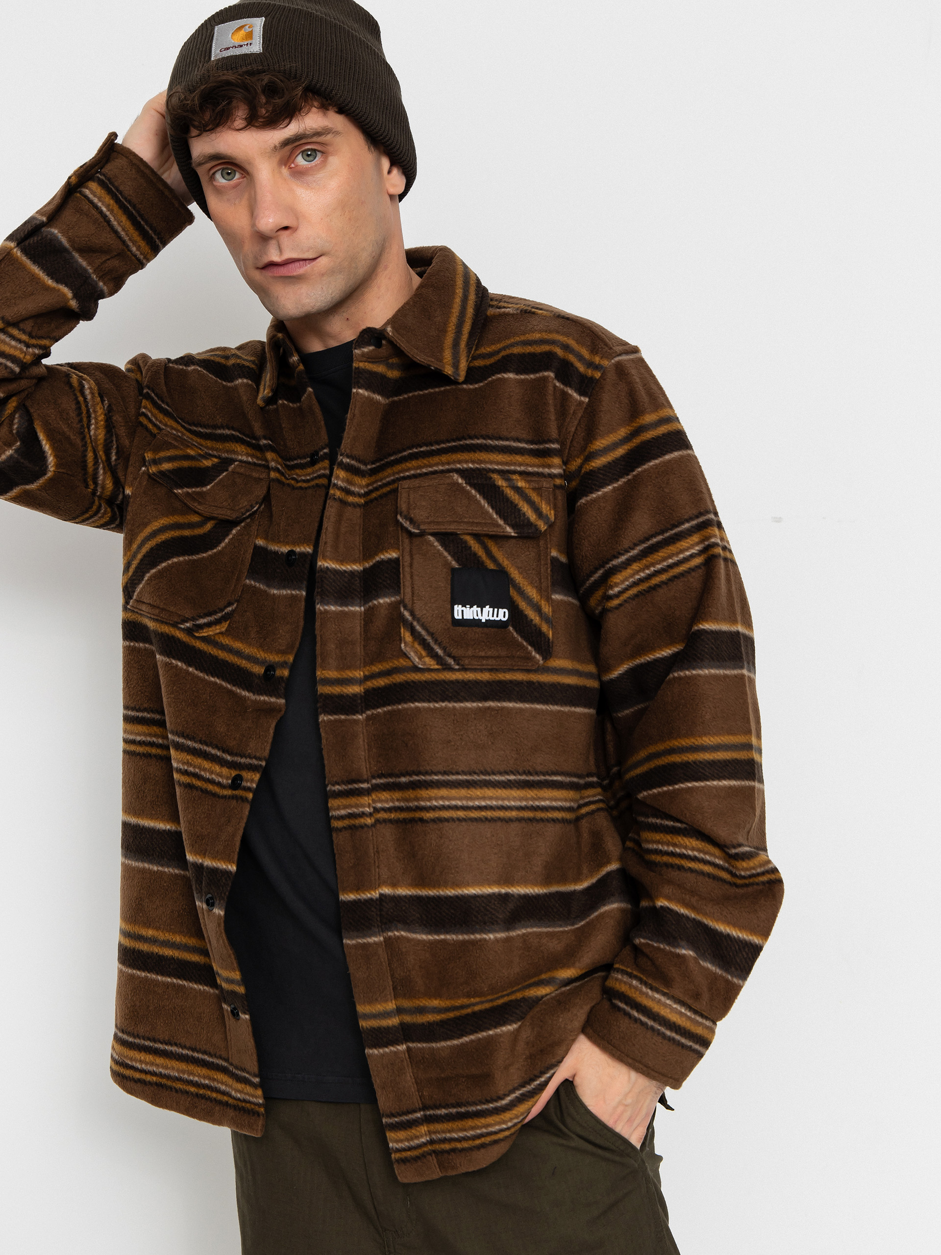 u0420u0438u0437u0430 ThirtyTwo Rest Stop Shirt (tobacco)