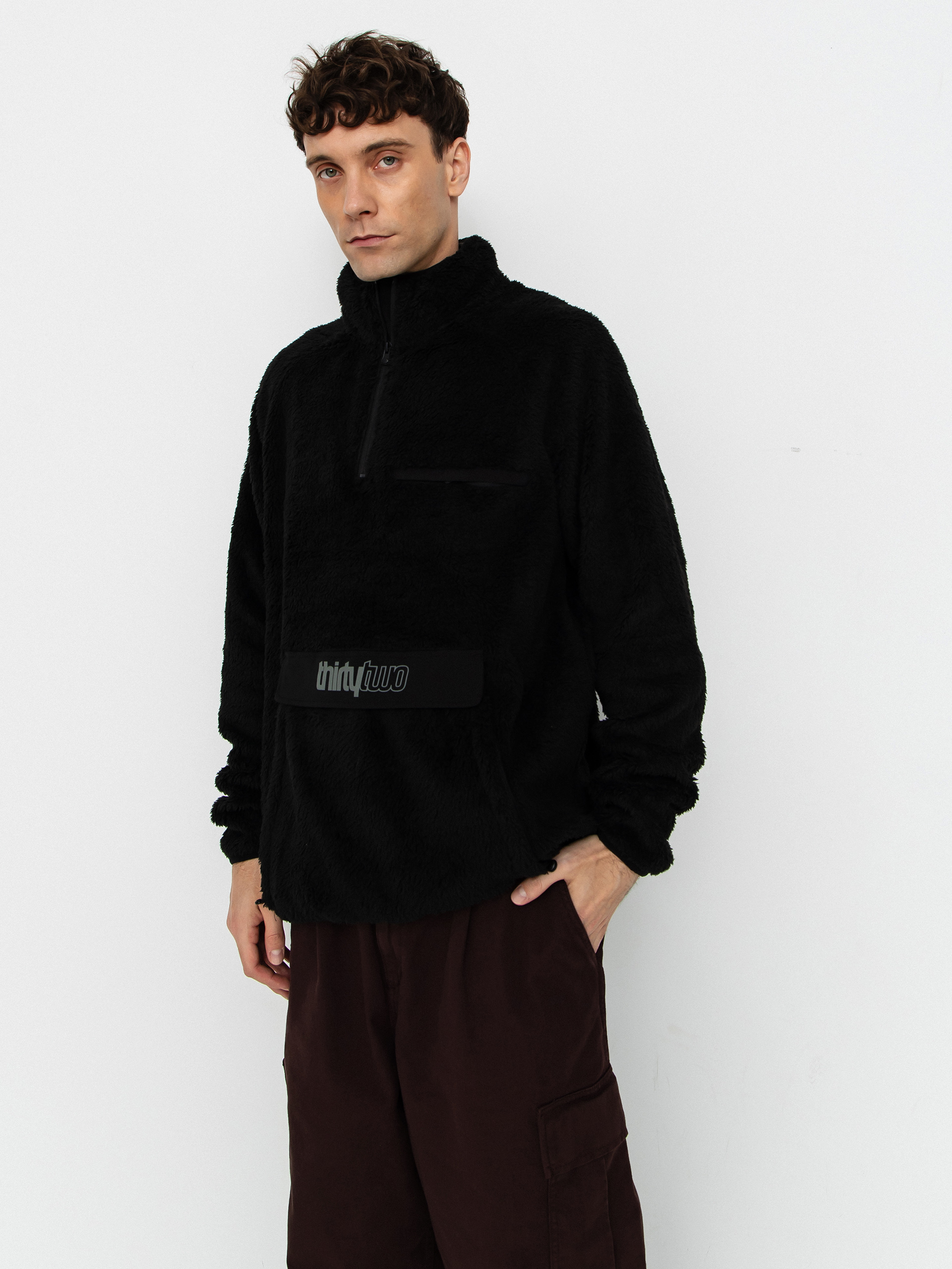 Мъжки Термо суитшърт ThirtyTwo Rest Stop Pile (black)