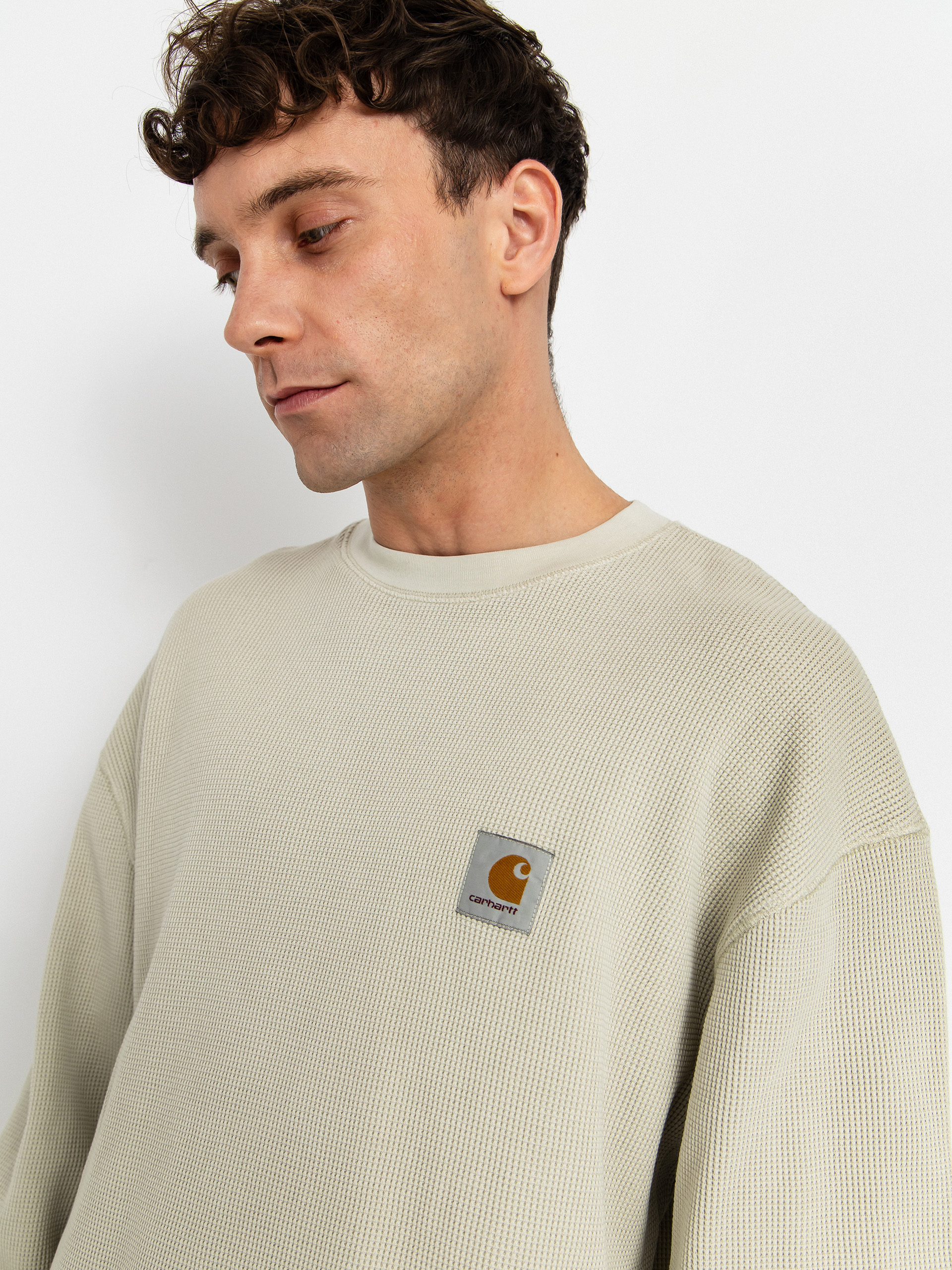 Блуза Carhartt WIP Vista Waffle (fleur de sel/garment dyed)