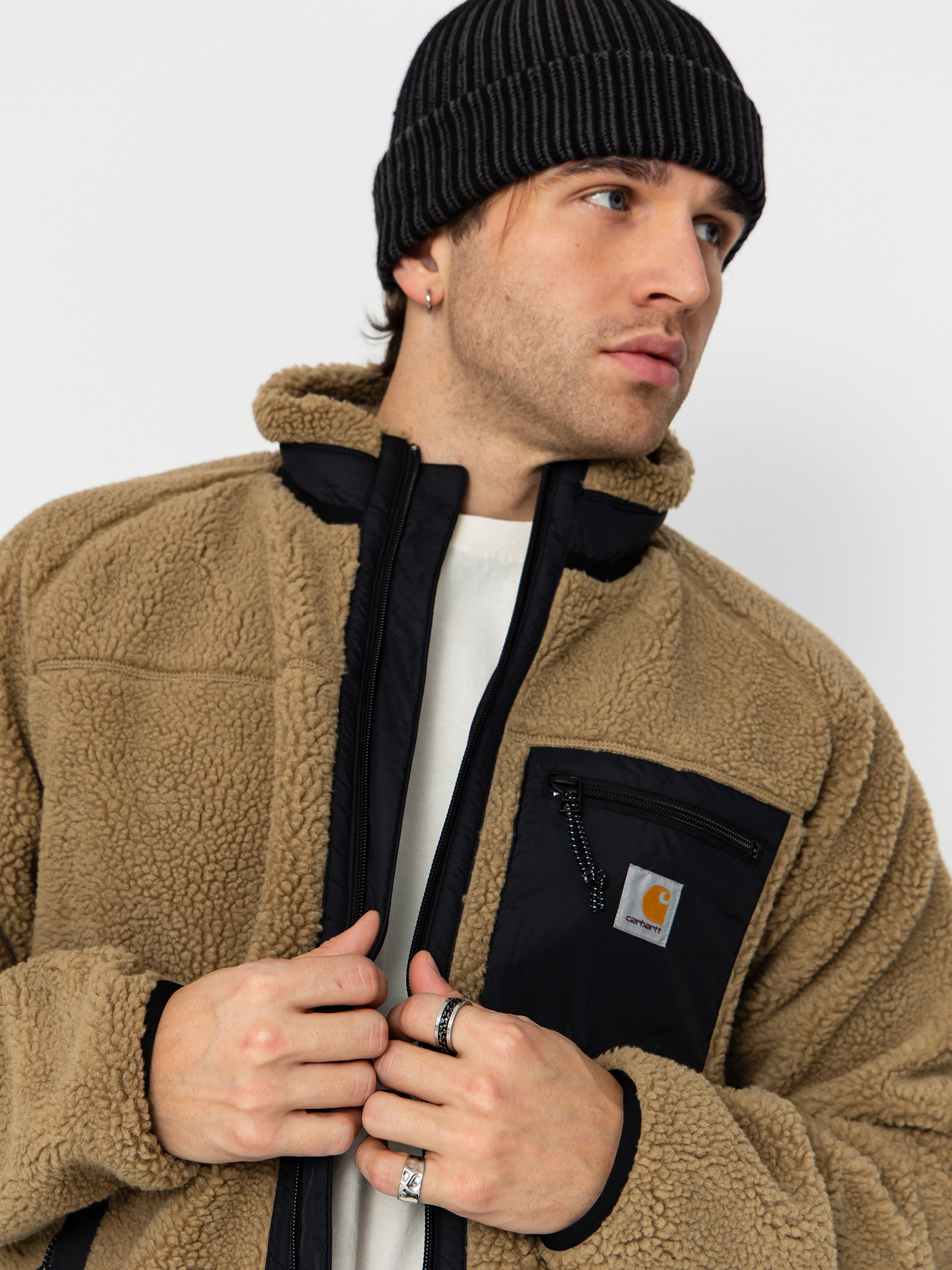 Яке Carhartt WIP Prentis (leather/black)