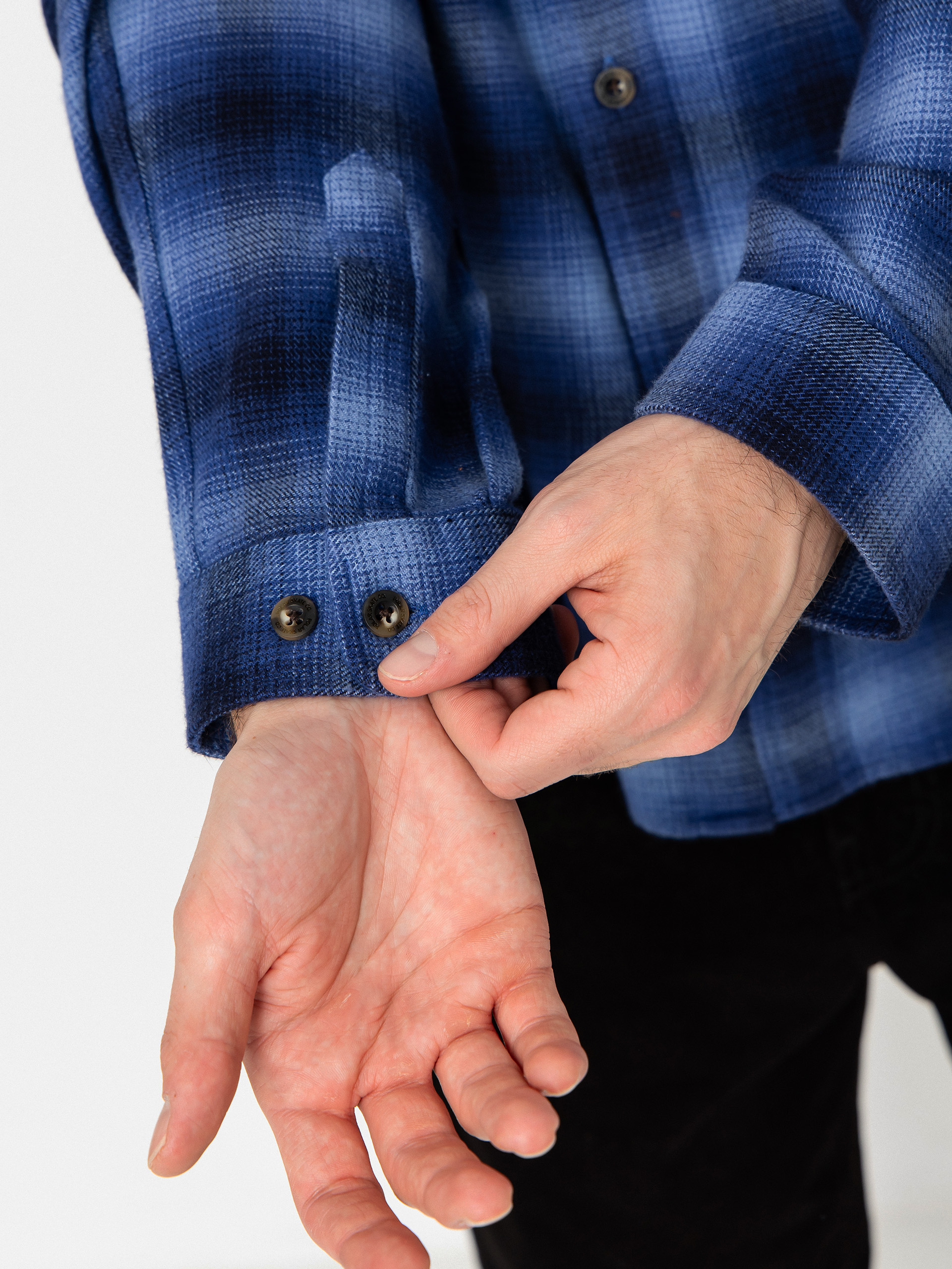 Риза Polar Skate Mitchell Shadow Check (blue)