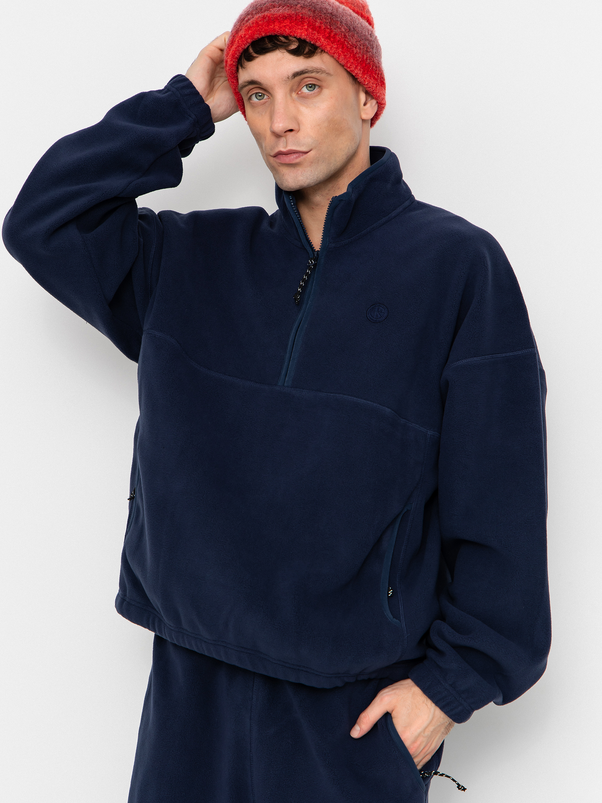 Пуловер Polar Skate Ivan Half Zip (grey blue)