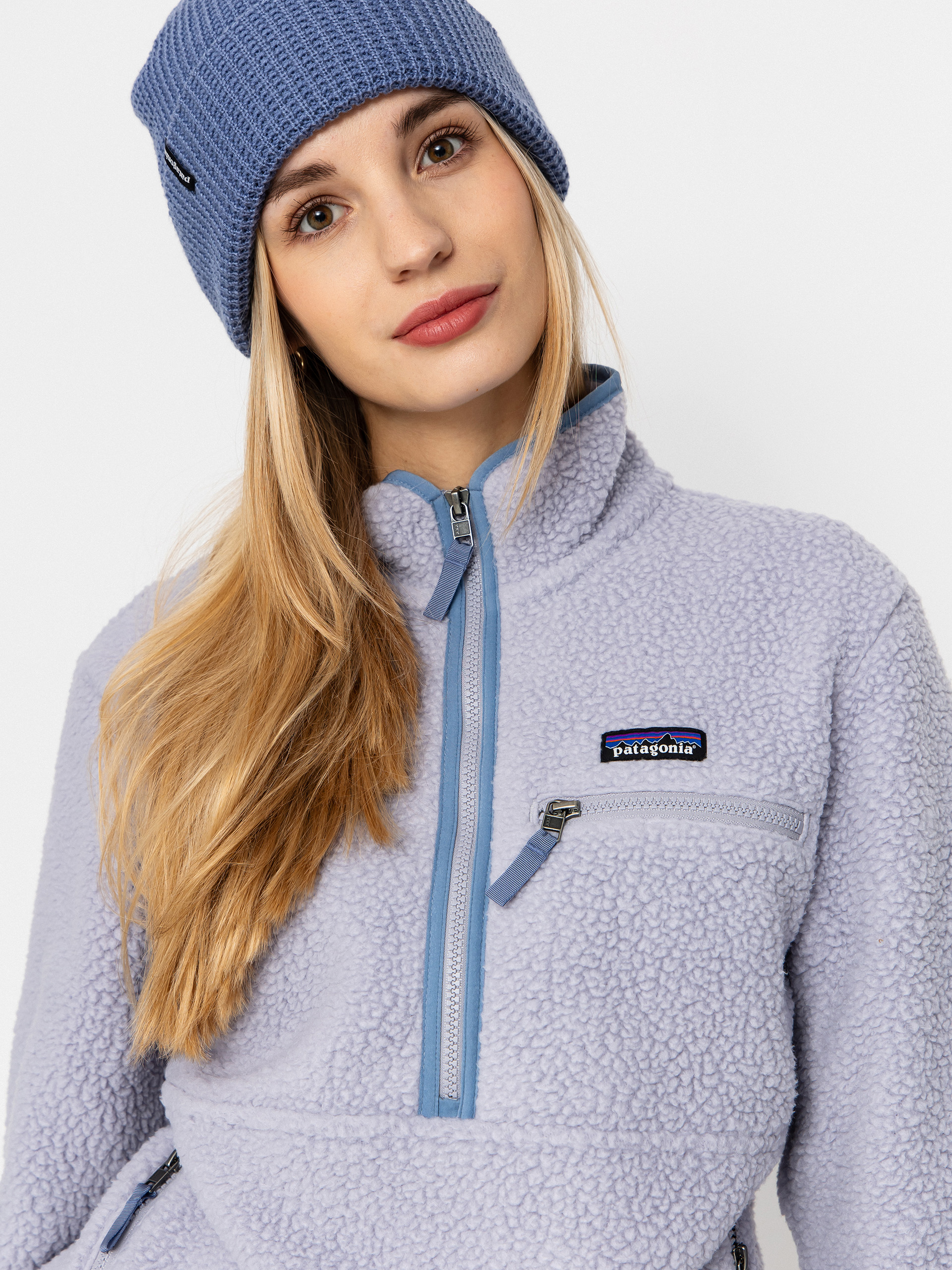 Дамски Поларени суитшърт Patagonia Retro Pile Marsupial (permafrost purple)