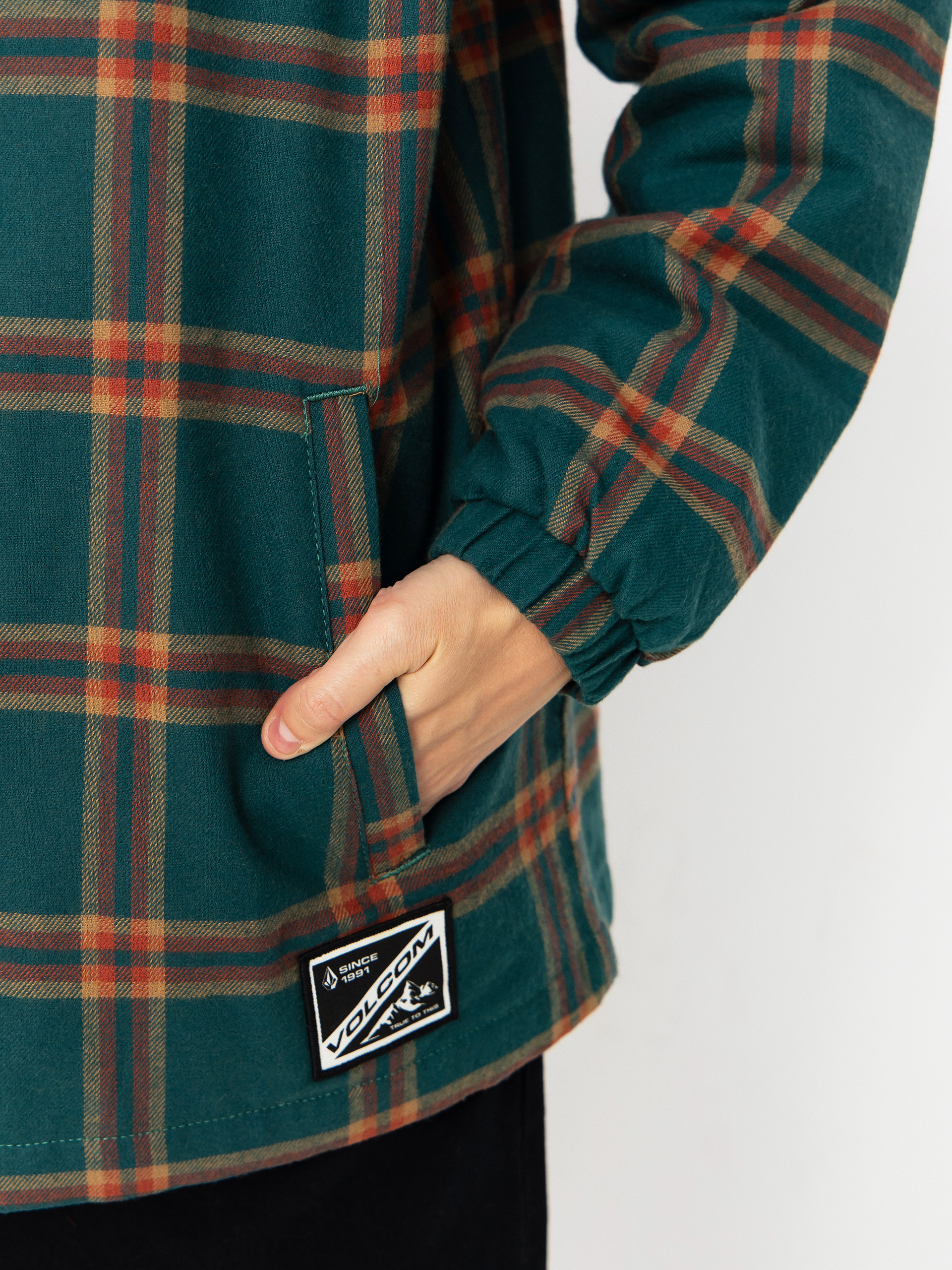 Дамска Яке Volcom Ins Riding Flannel (atlantic deep)
