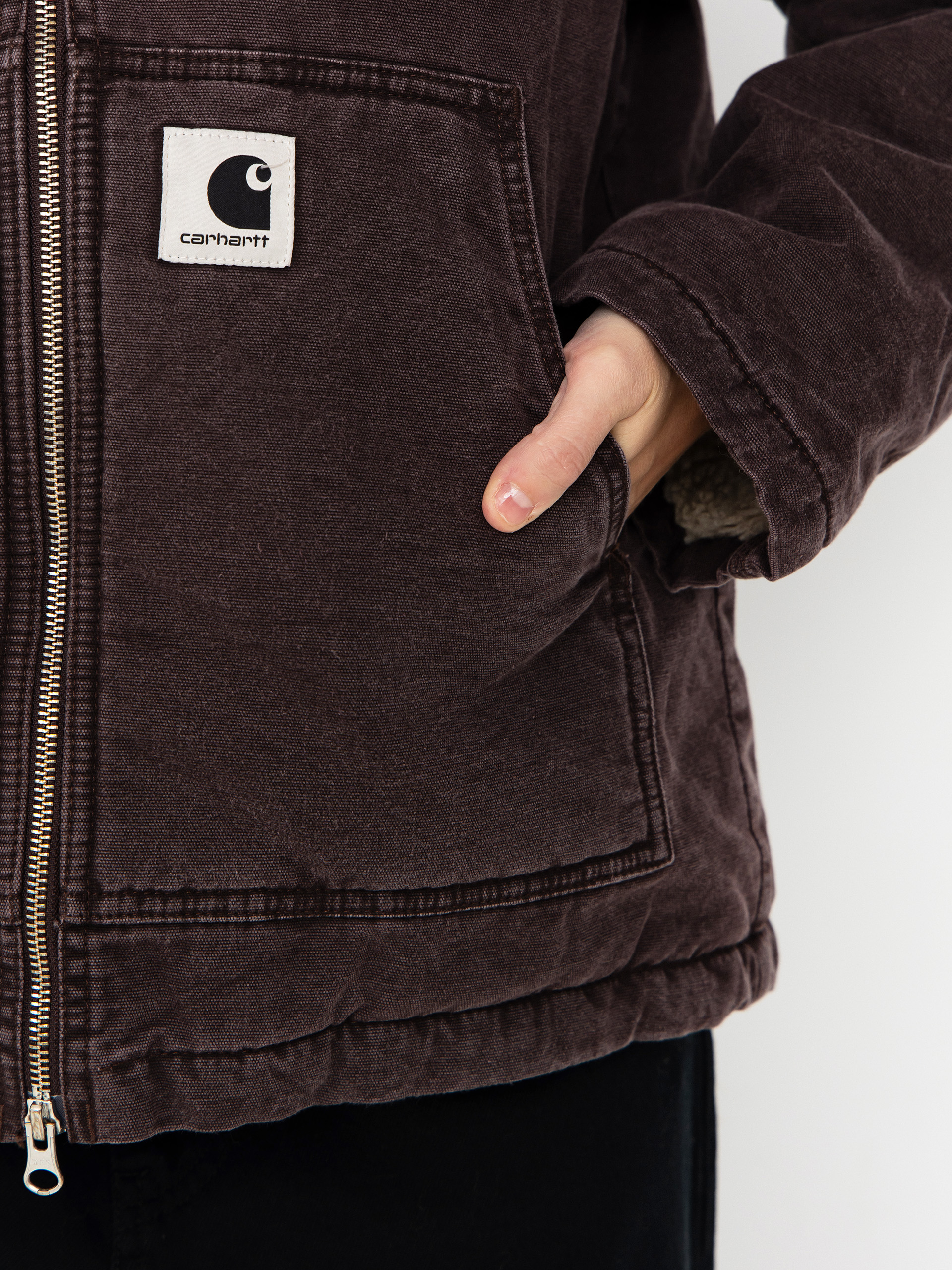 Яке Carhartt WIP Hooded Mitch Wmn (palisander)