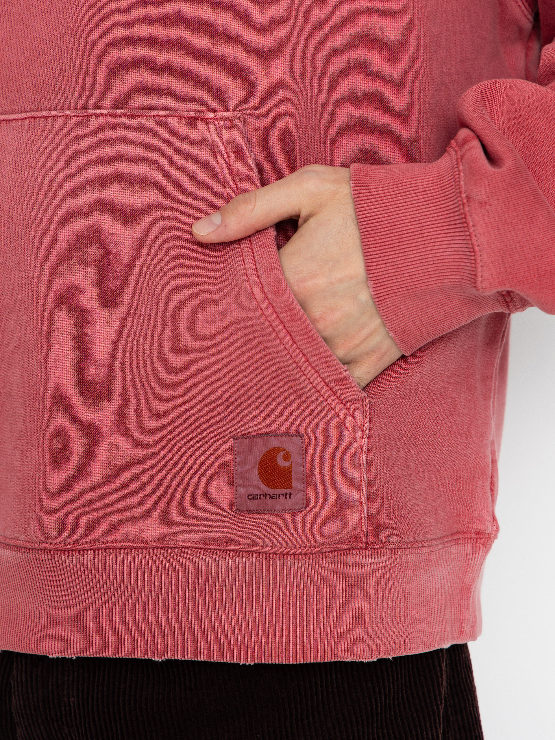 Суитшърт с качулка Carhartt WIP Torion HD (marsala)