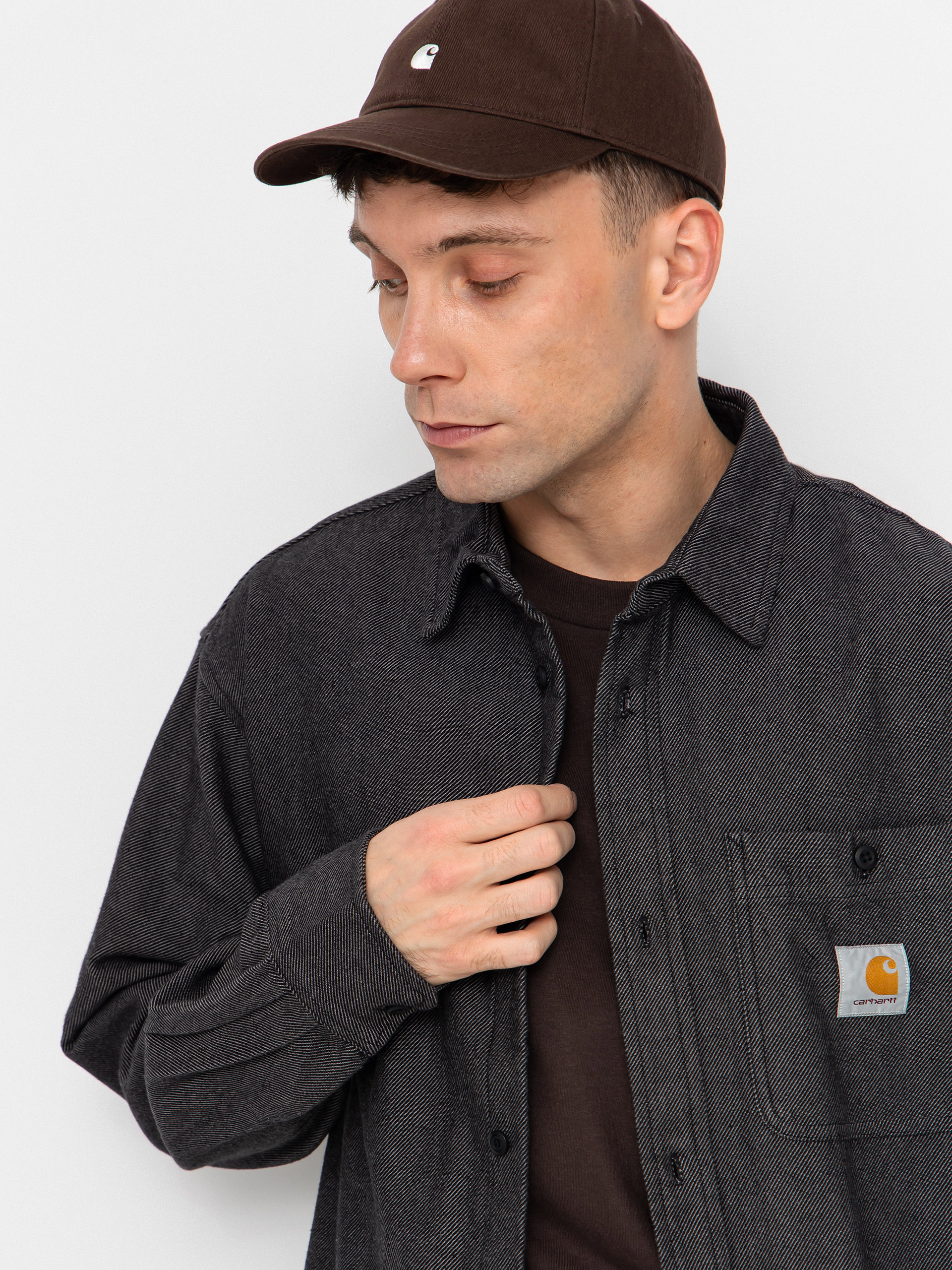 Риза Carhartt WIP Edgar (black/wax)