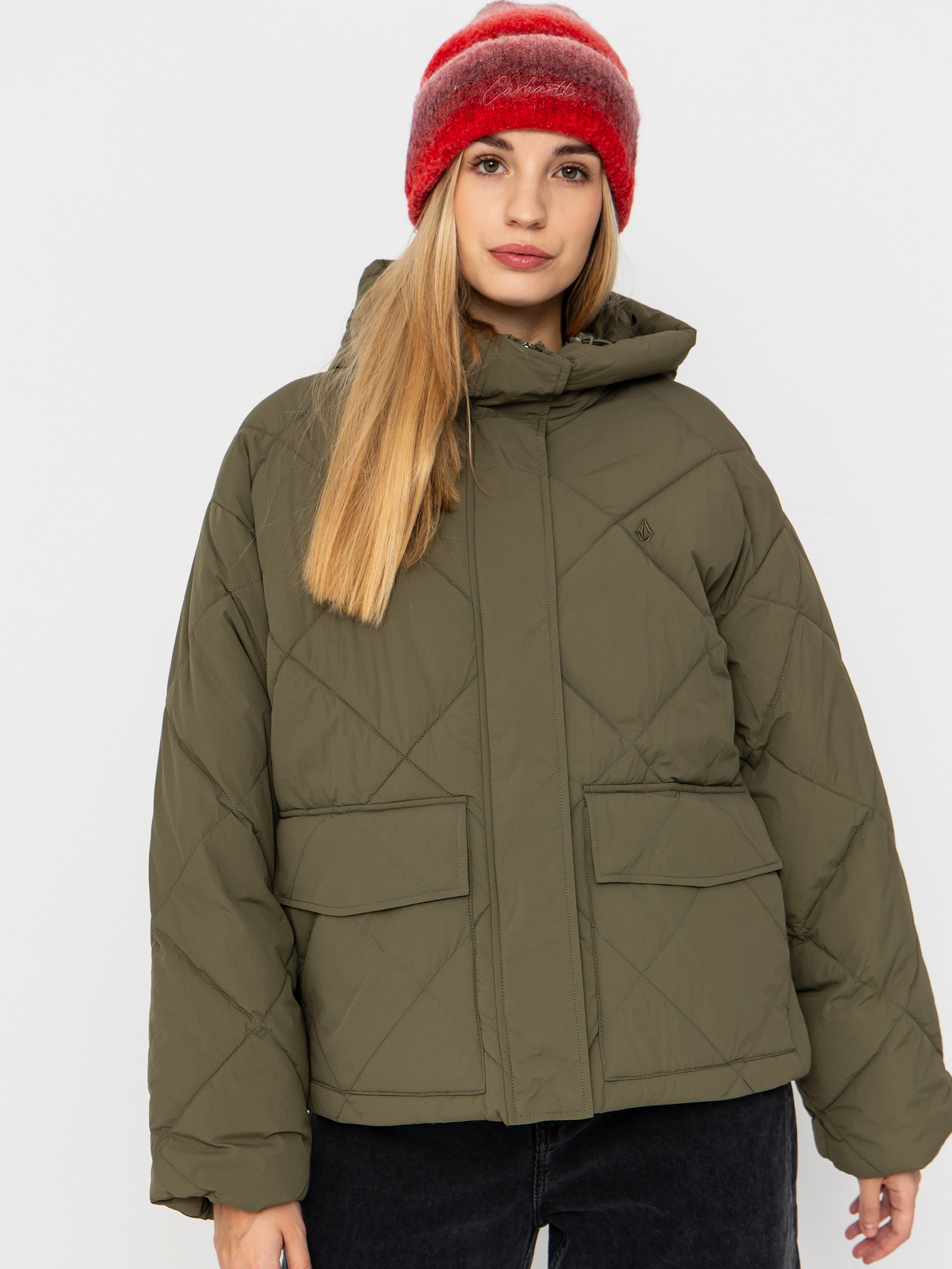 u042fu043au0435 Volcom Out Of Boxy Puff Wmn (wintermoss)