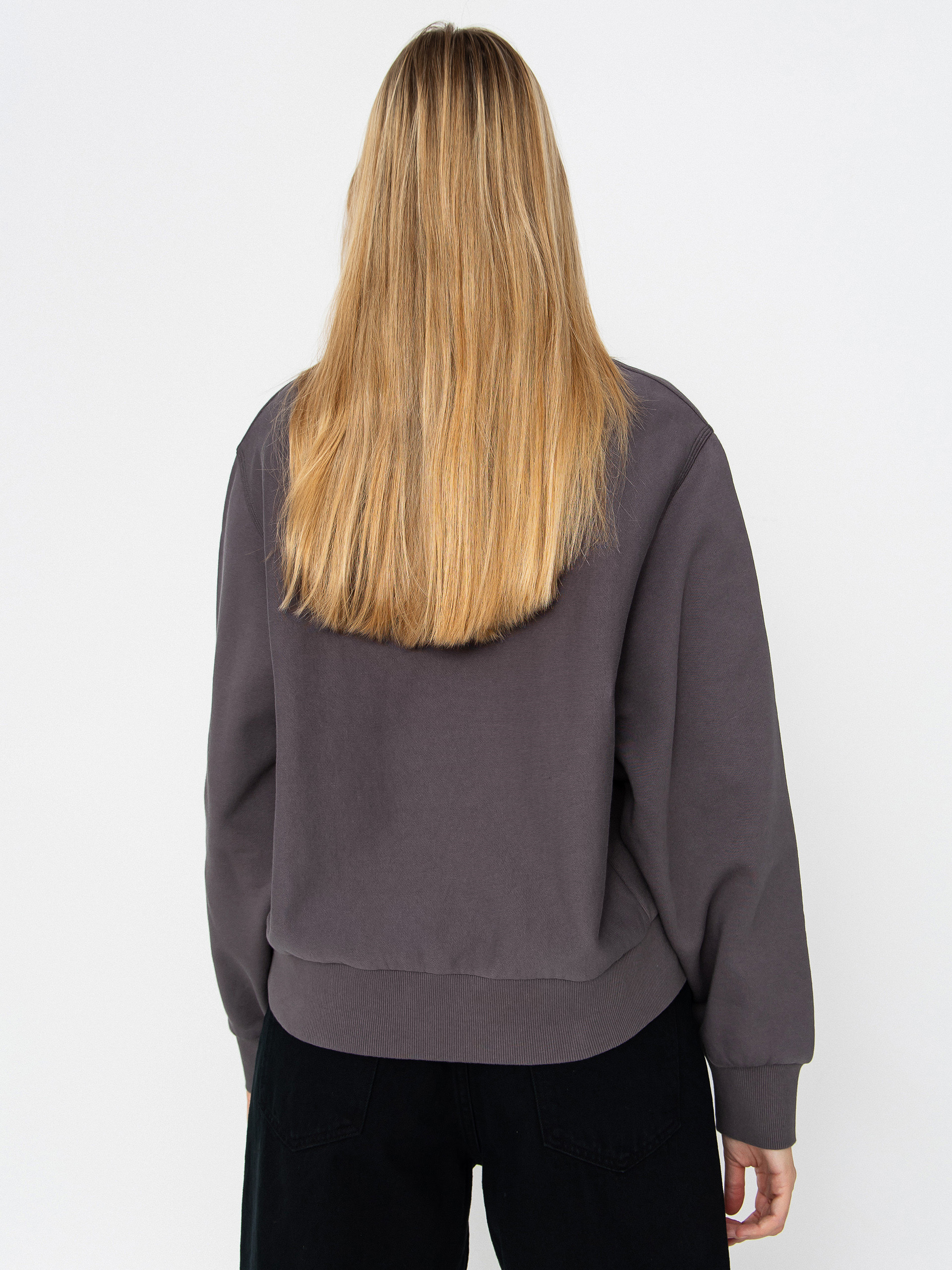 Суитшърт Carhartt WIP American Script Wmn (porphyry)