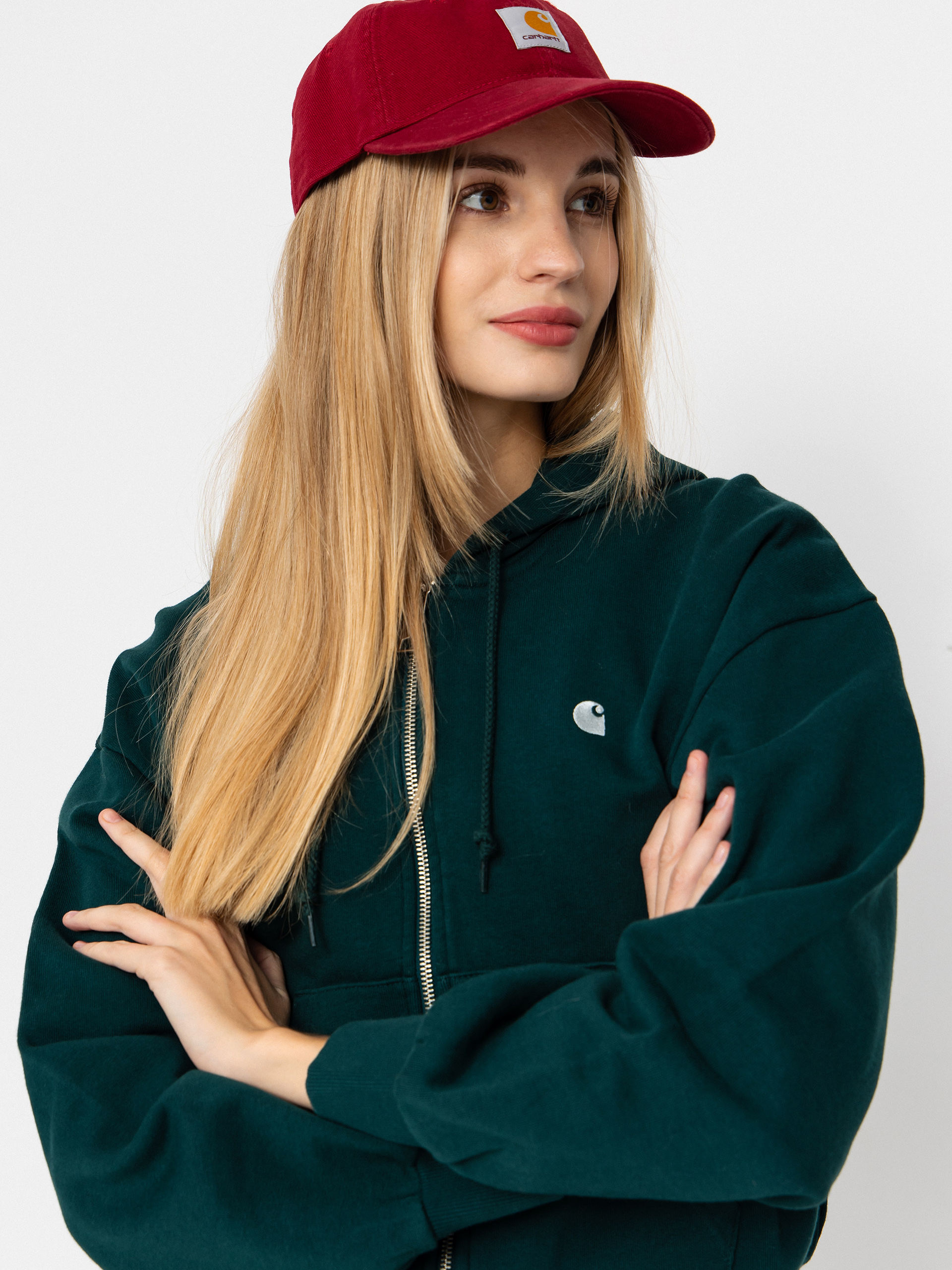 Яке Carhartt WIP Casey ZHD Wmn (dark fir/silver)