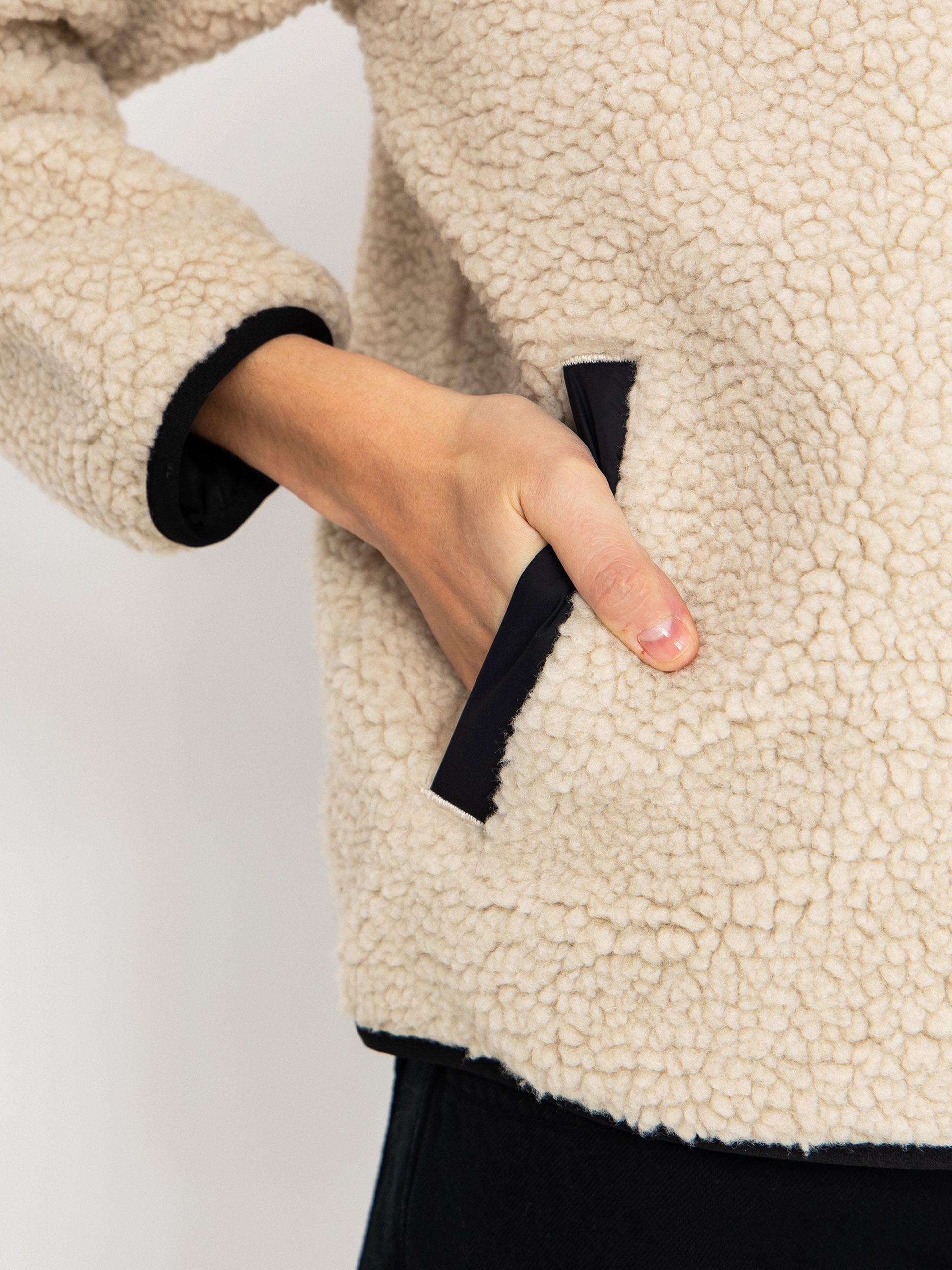 Яке Carhartt WIP Janet Wmn (fleur de sel/black)