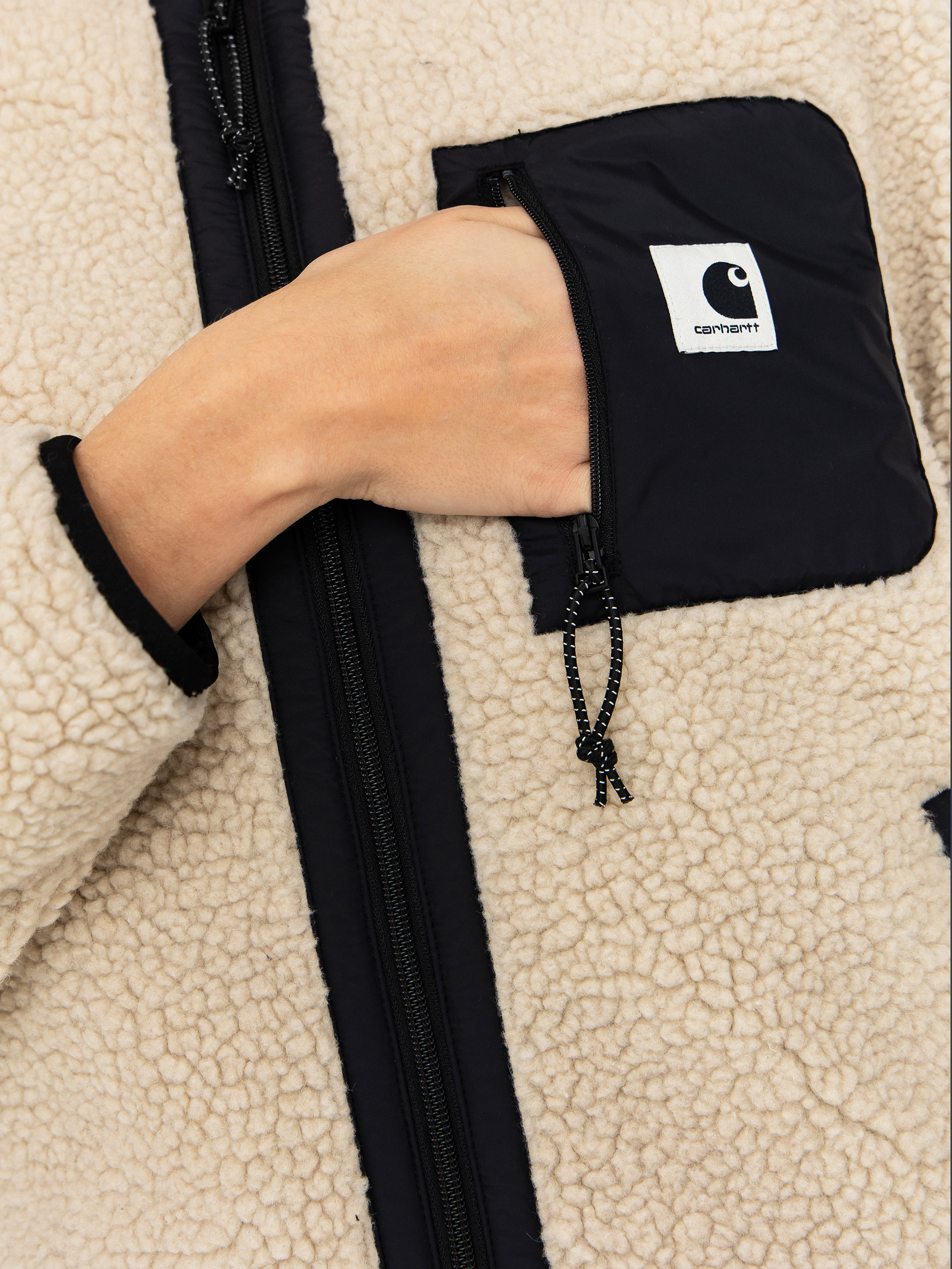 Яке Carhartt WIP Janet Wmn (fleur de sel/black)