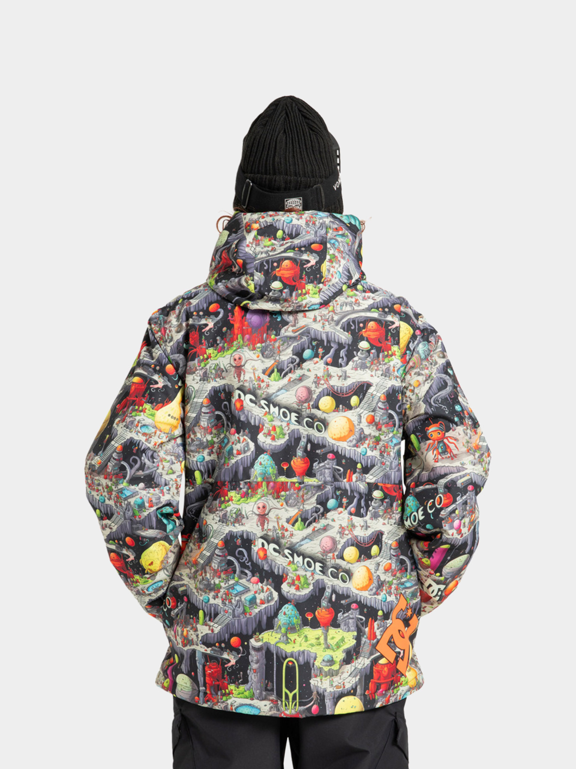 Сноуборд яке DC Basis Print (outer world black)