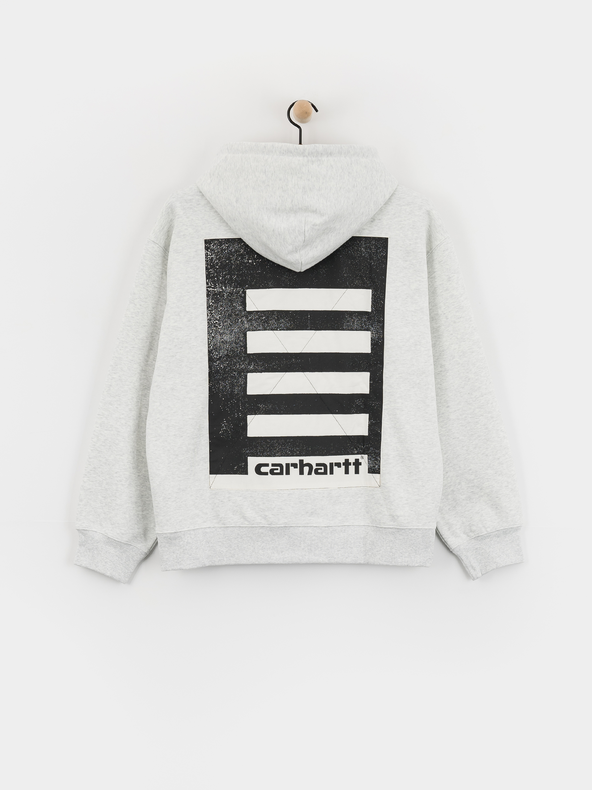 Суитшърт с качулка Carhartt WIP Archive Lines ZHD (ash heather)