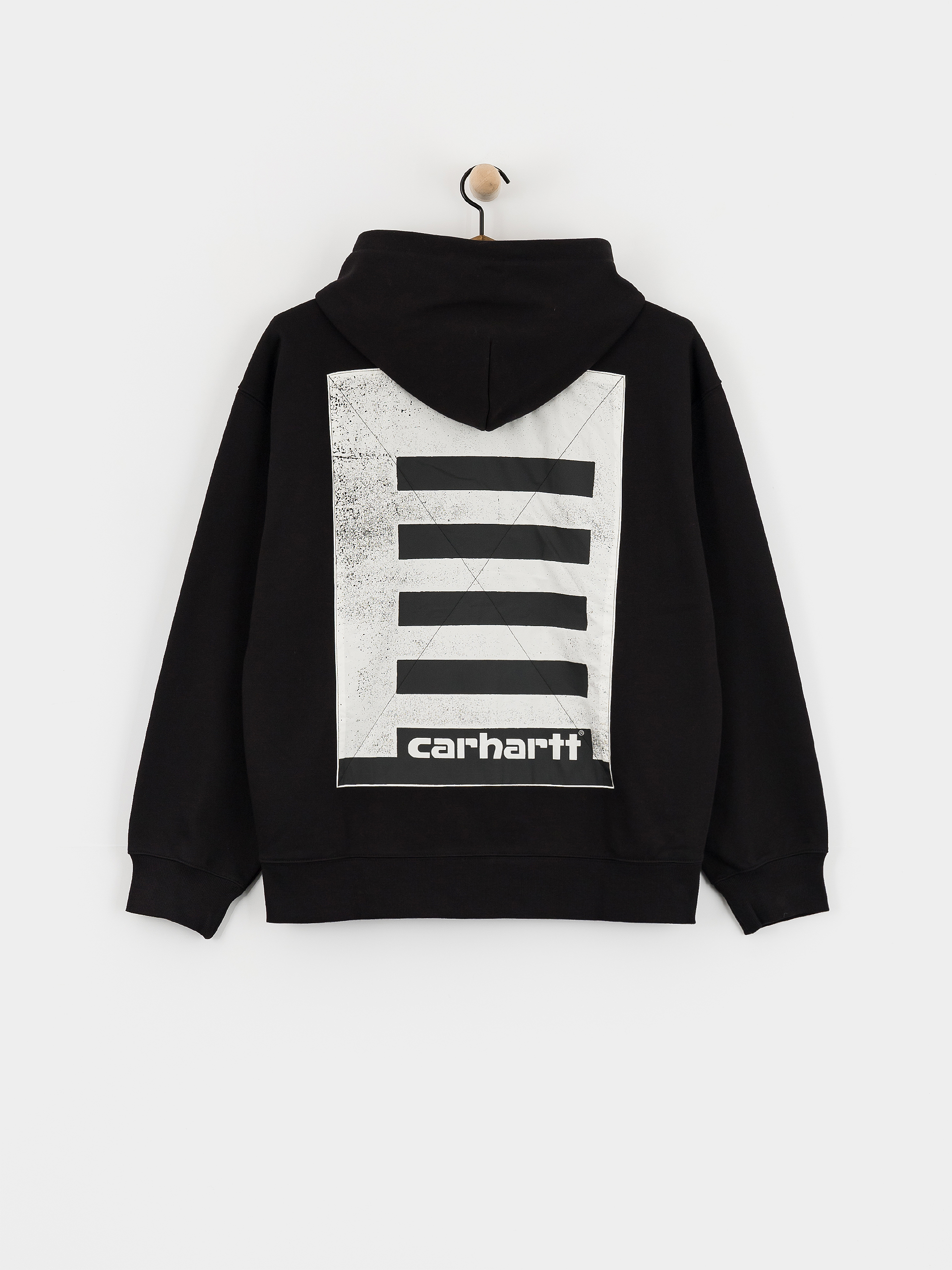 Суитшърт с качулка Carhartt WIP Archive Lines ZHD (black)