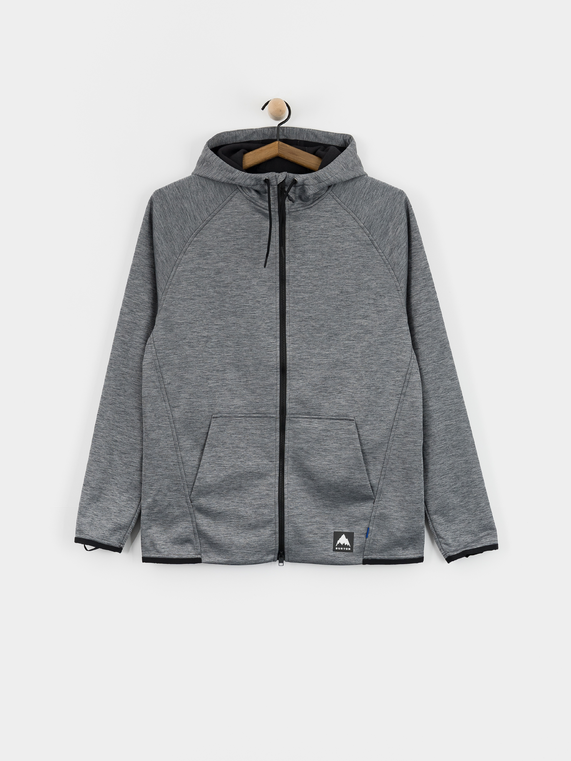 Мъжки Термо суитшърт Burton Crown ZHD (true black heather)