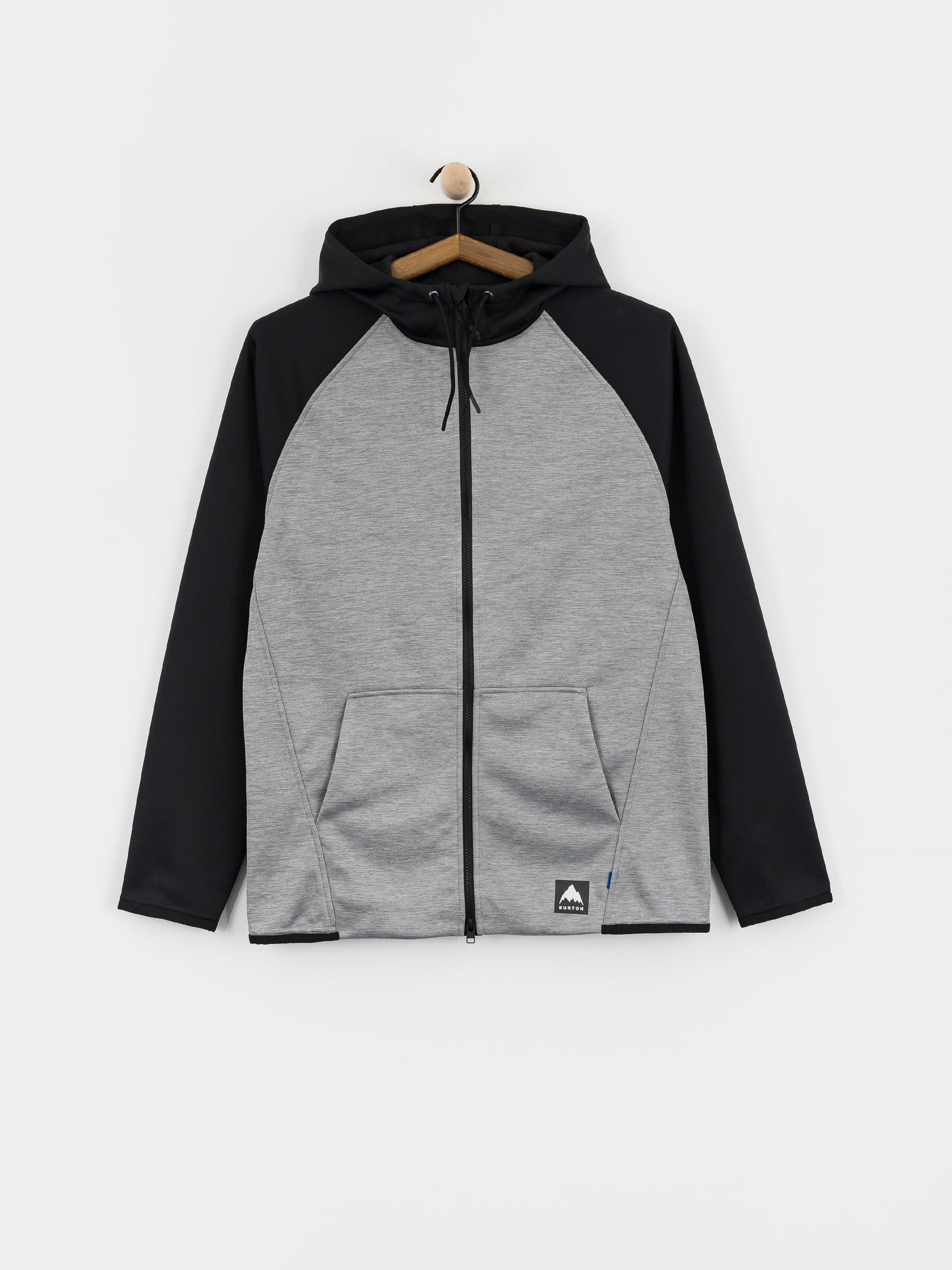 Мъжки Термо суитшърт Burton Crown ZHD (gray heather/true black)