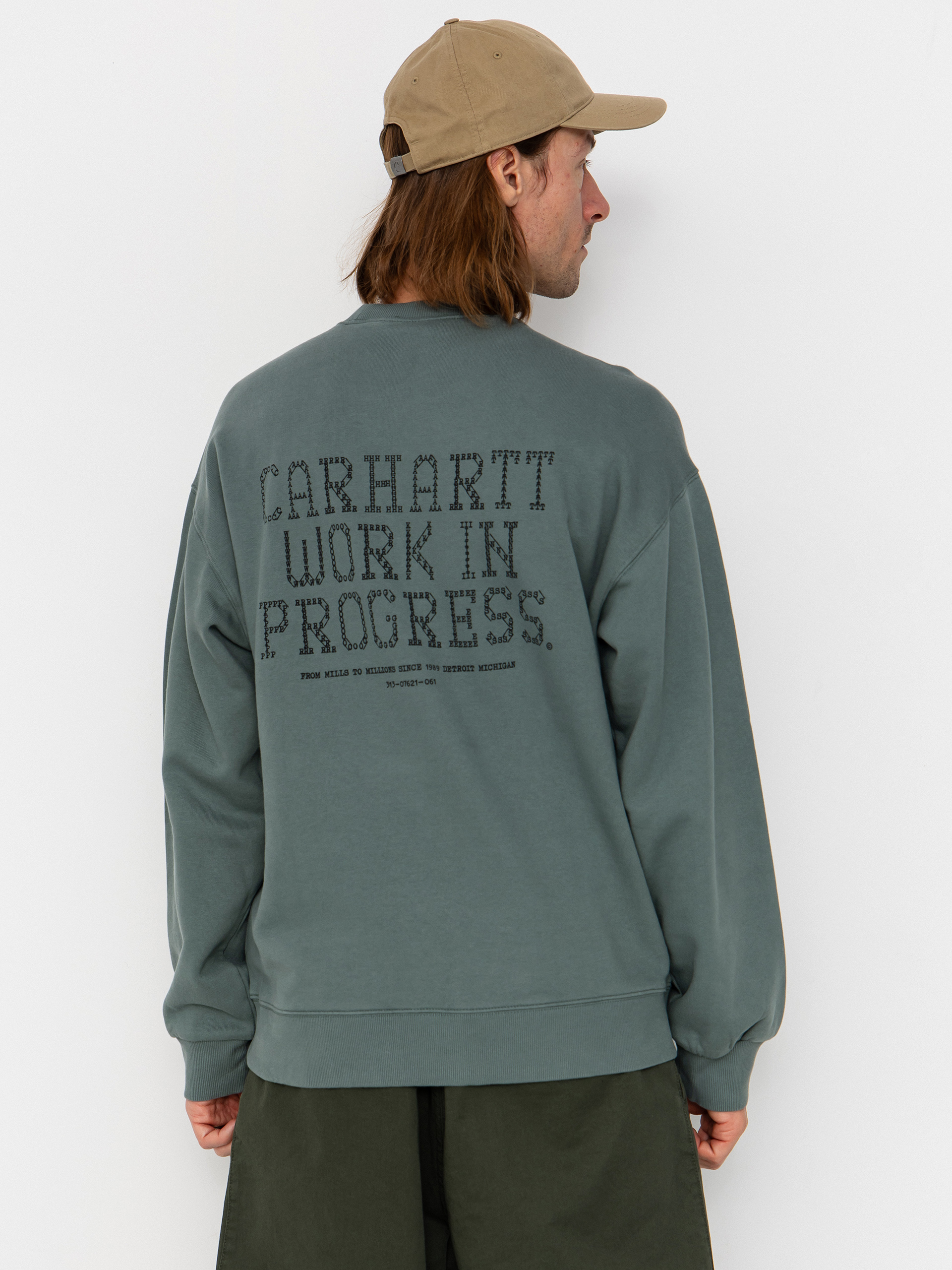 Суитшърт Carhartt WIP Punched (velvet green)