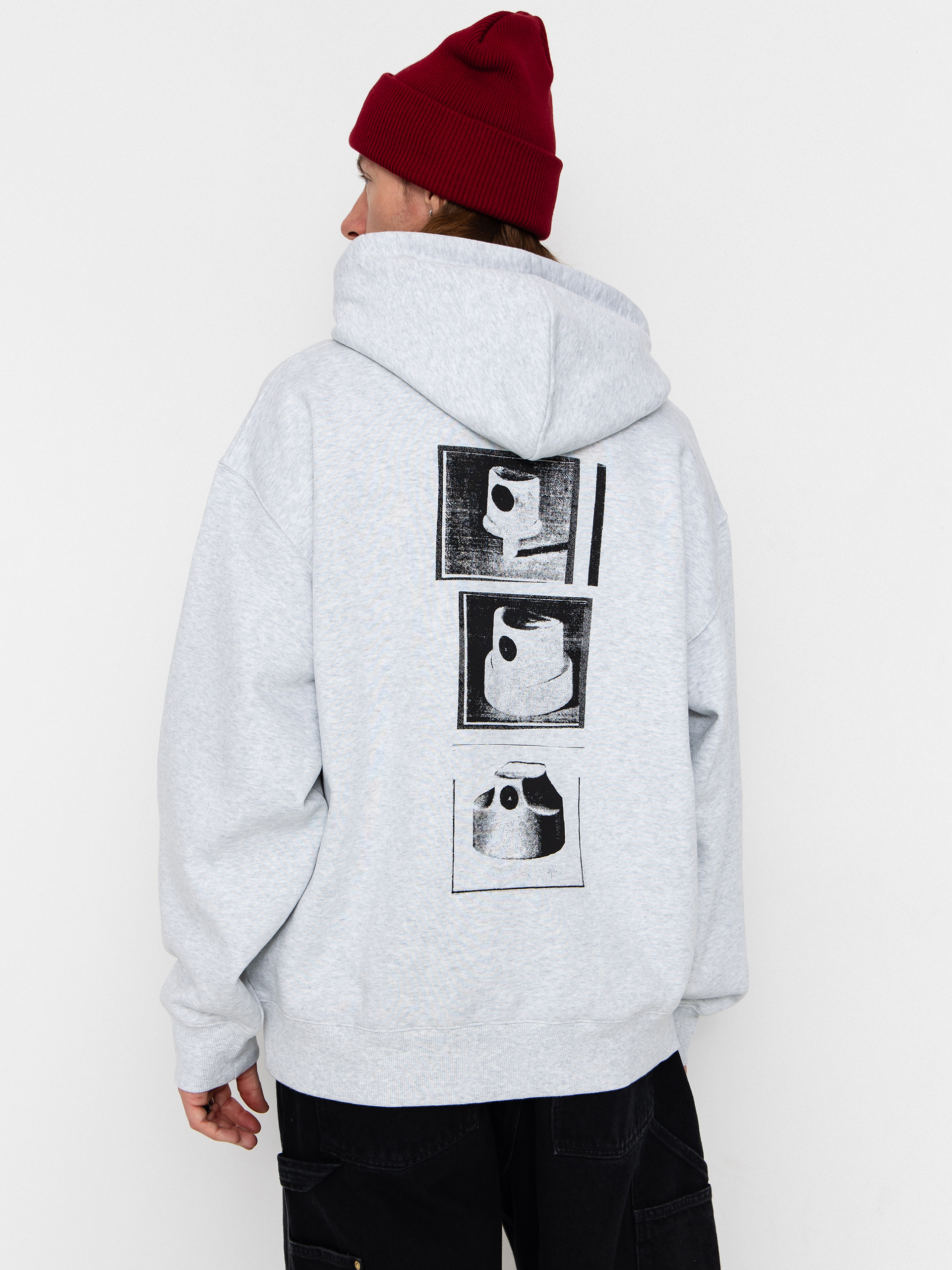 Суитшърт с качулка Carhartt WIP Caps HD (ash heather)