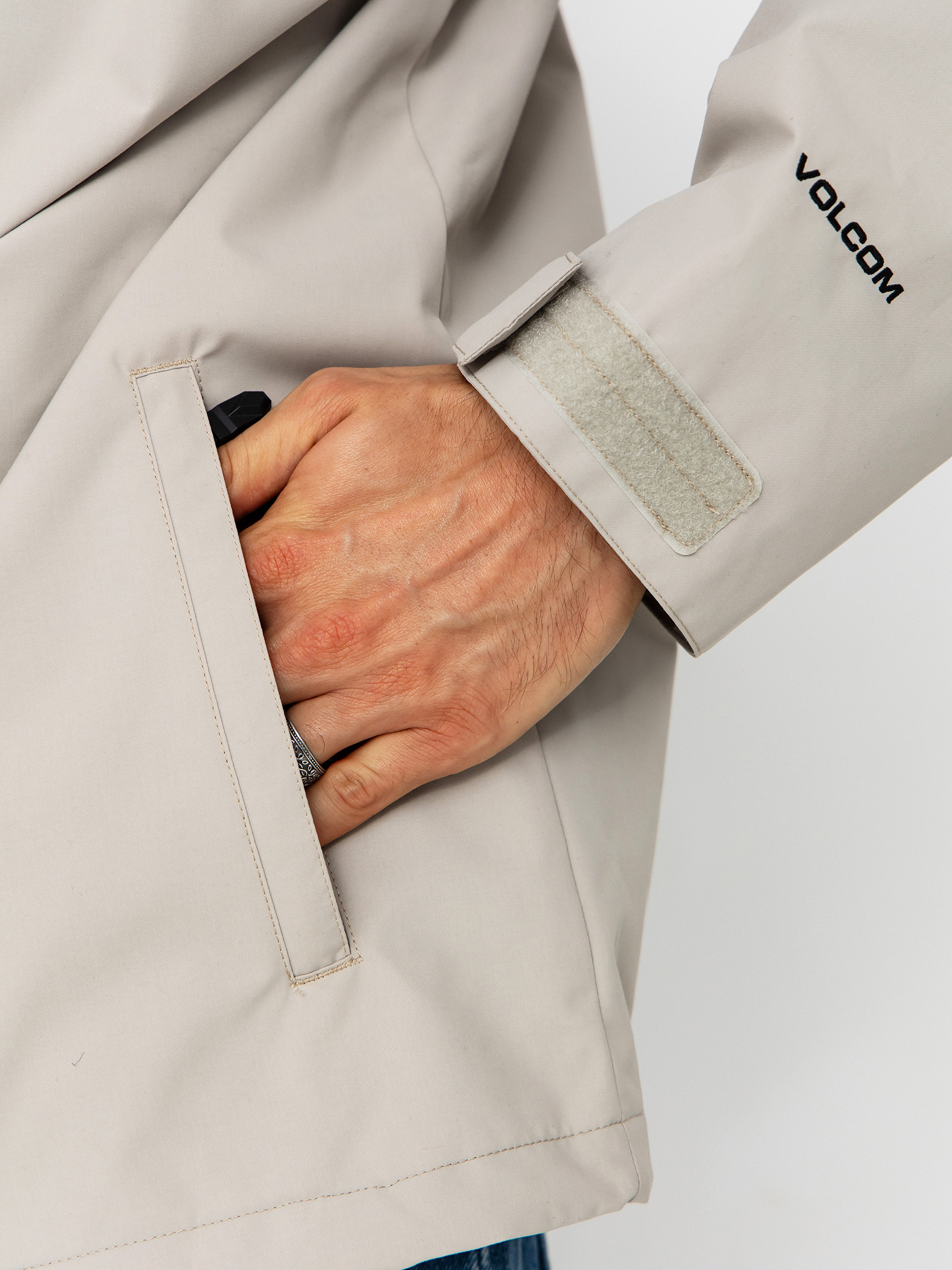 Мъжки Сноуборд яке Volcom Buckthreeeighty (stone)