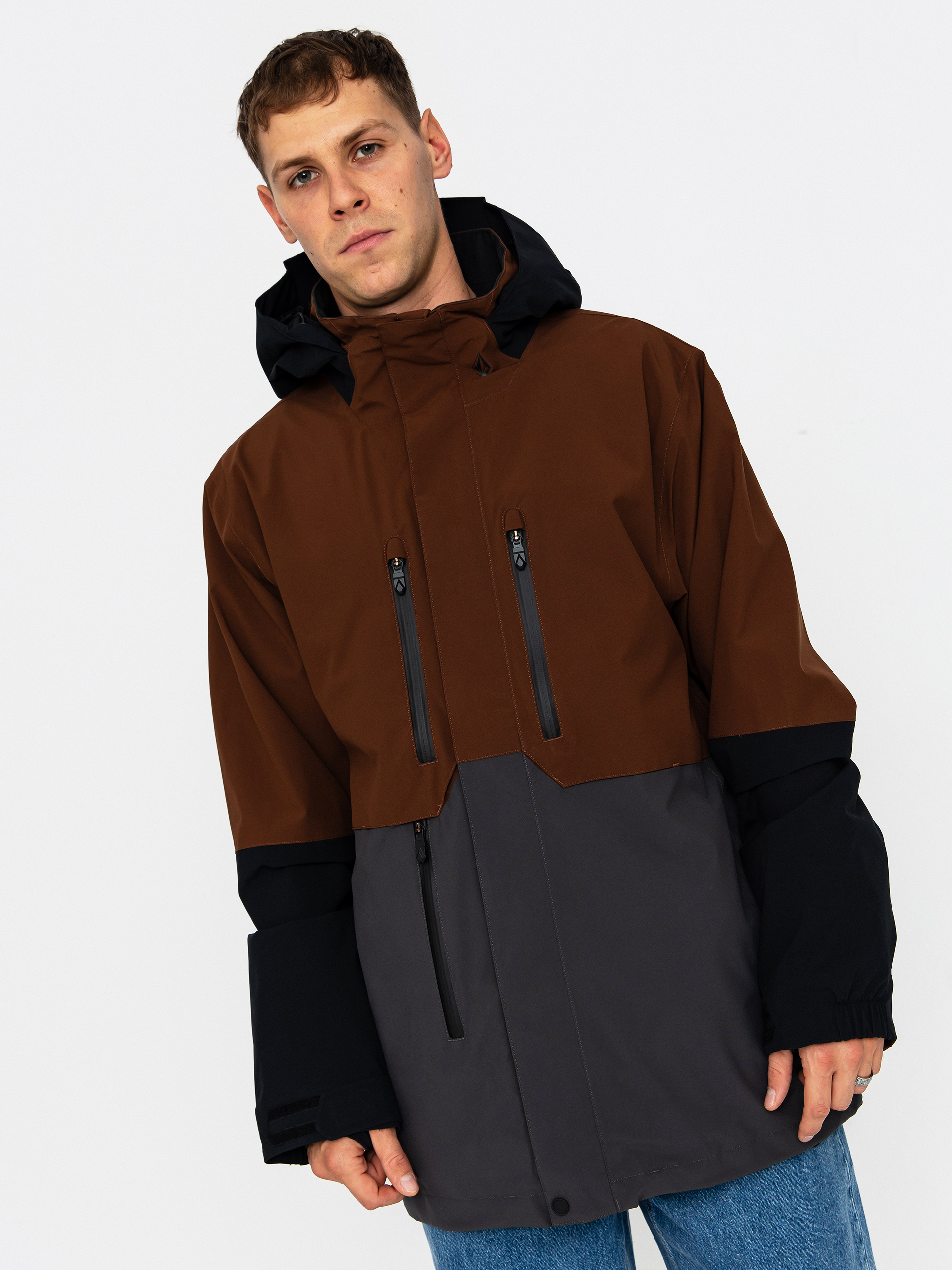 Сноуборд яке Volcom Rnge Stretch 30K (brown)