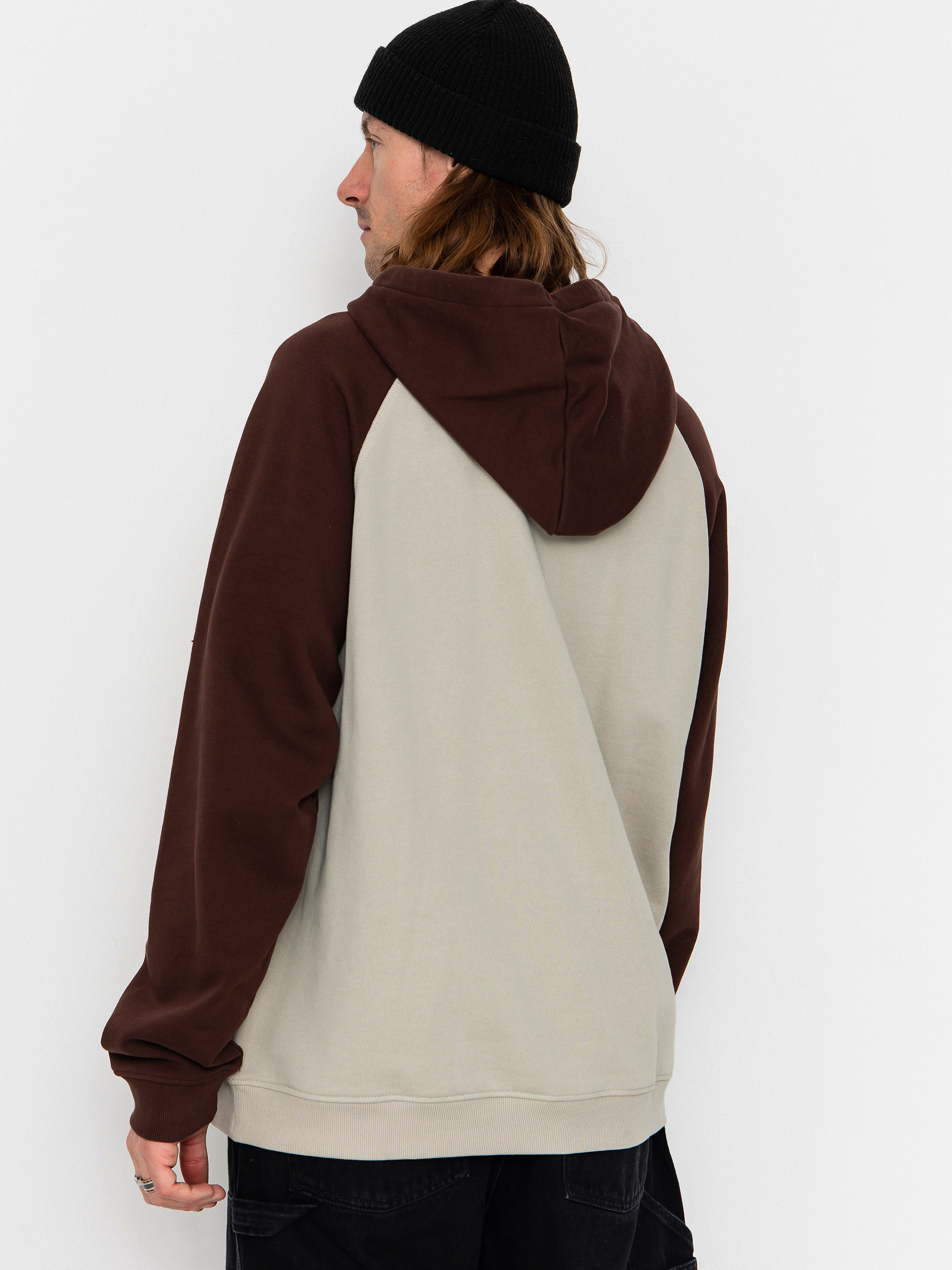 Суитшърт с качулка Jones Snowboards Truckee Org Cot (smoke gray)