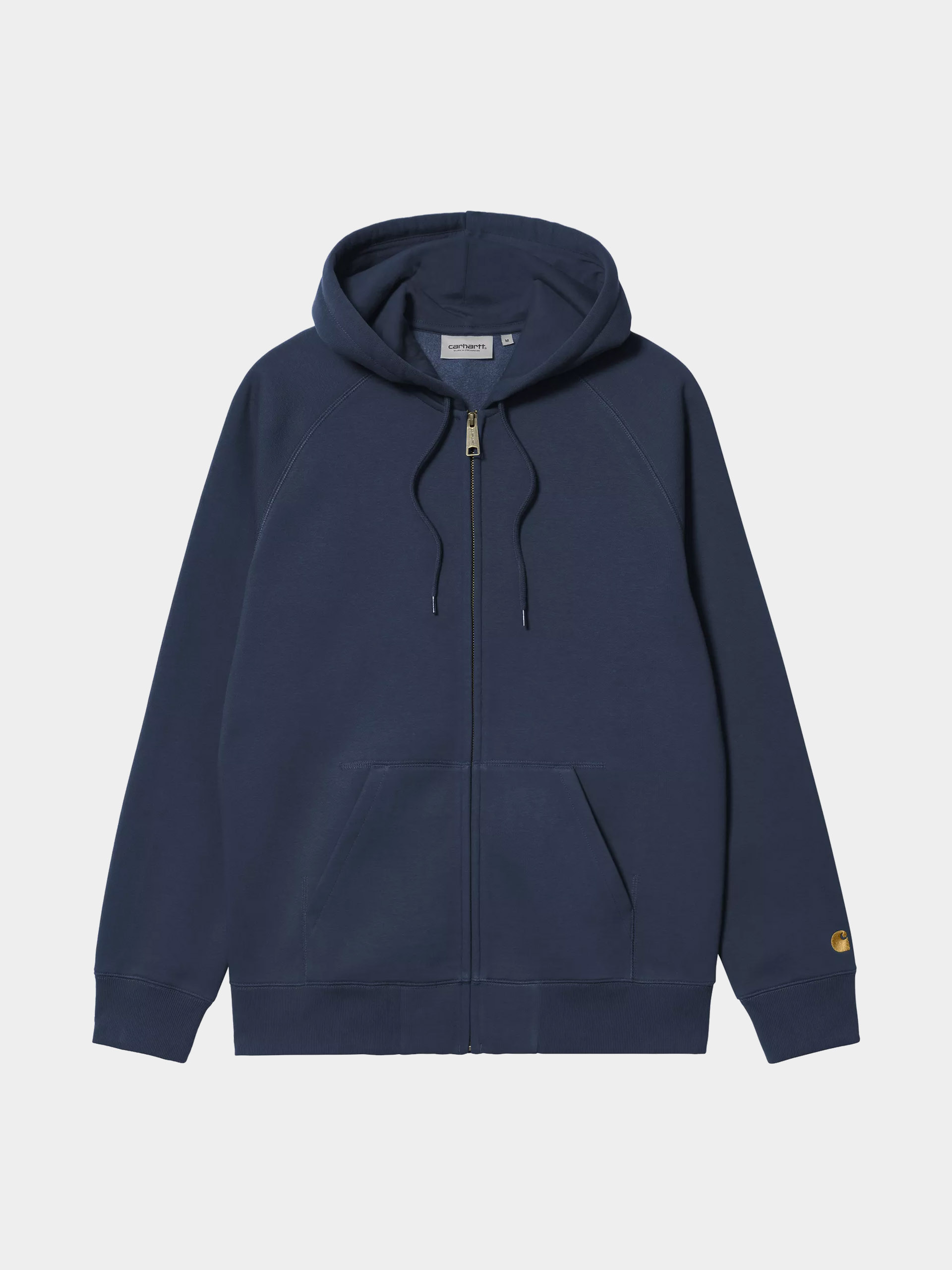 Суитшърт с качулка Carhartt WIP Chase ZHD (jupiter/gold)