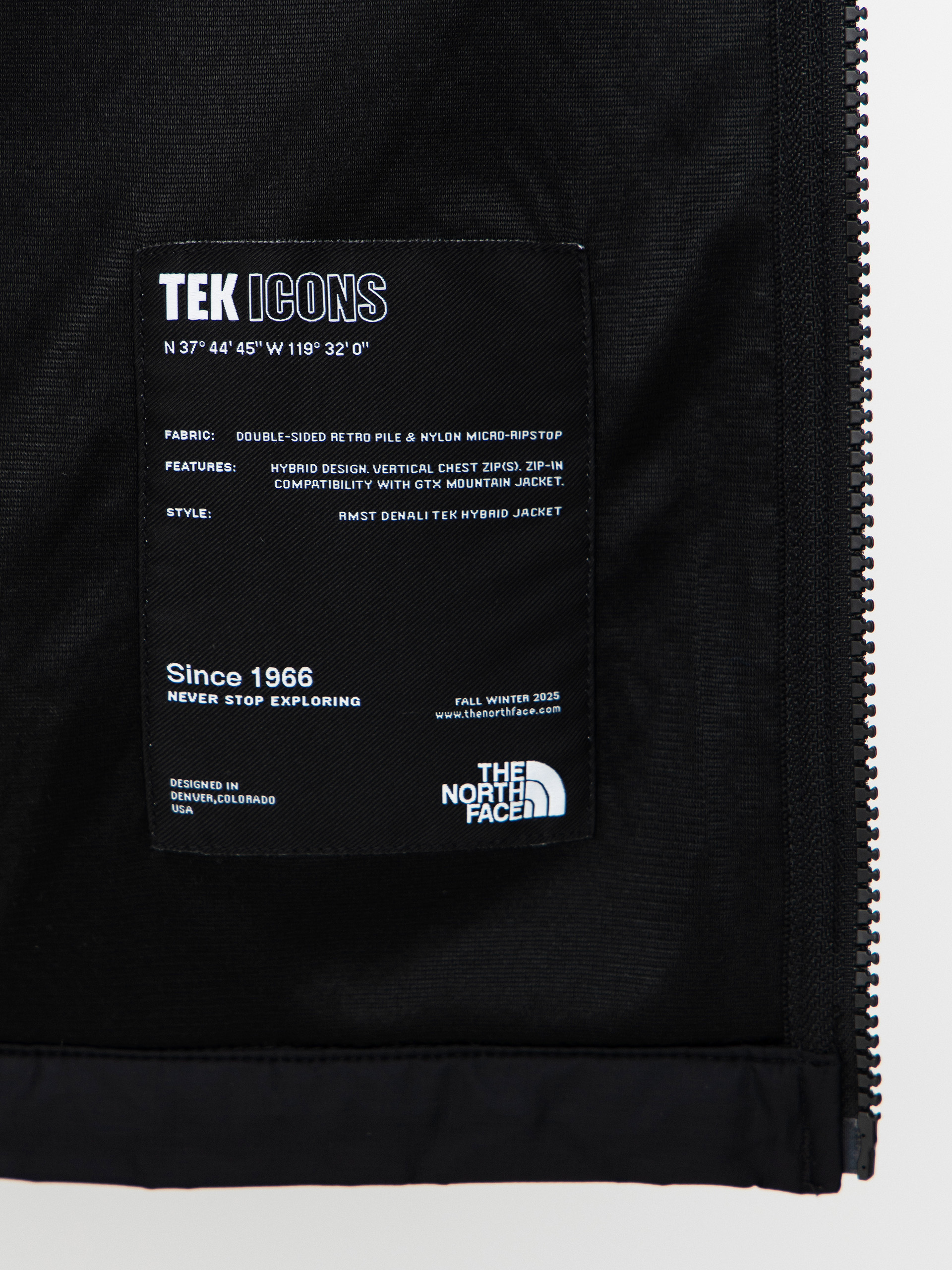 Яке The North Face Rmst Denali Tek Hybrid (tnf black)