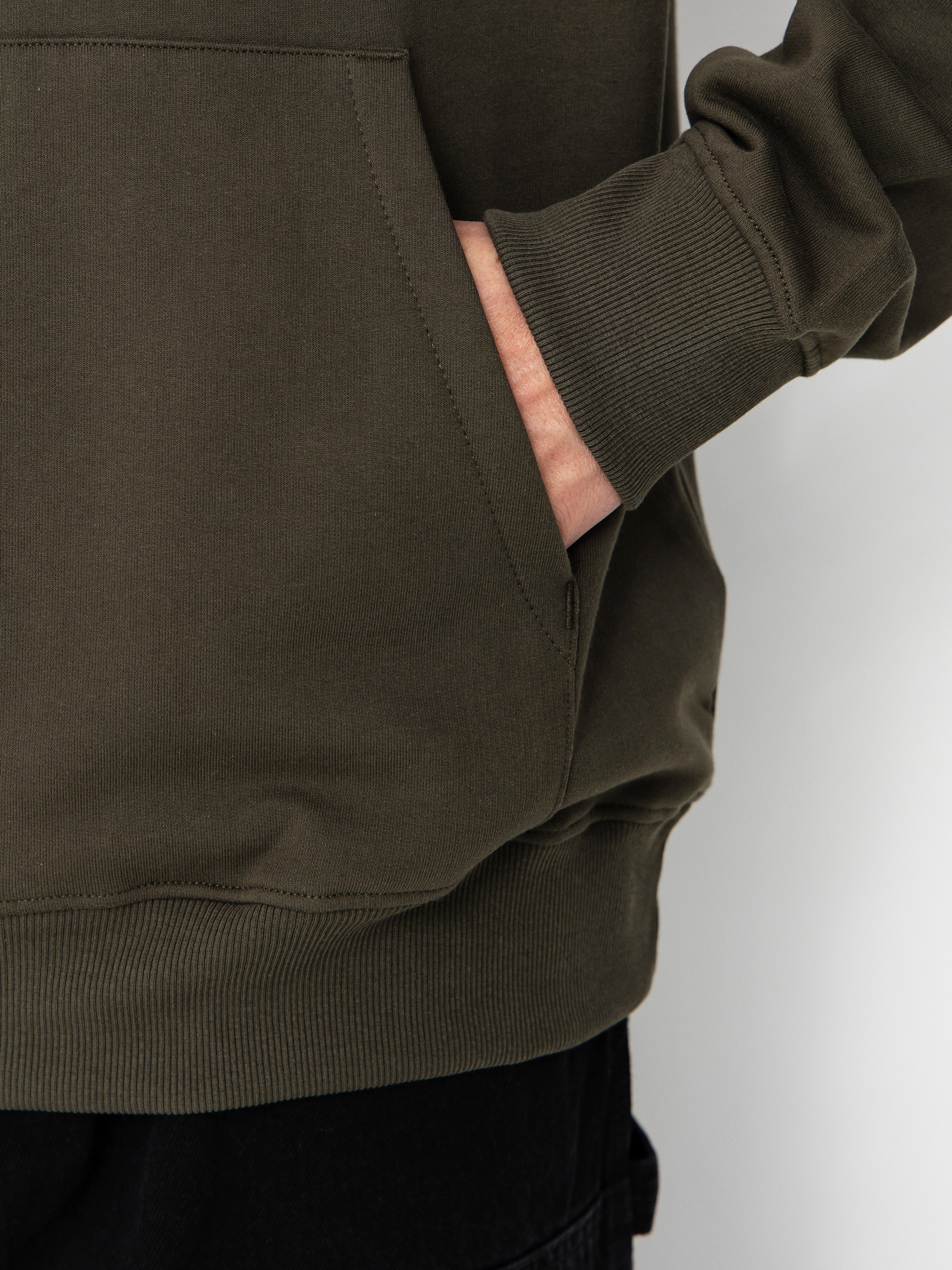 Суитшърт с качулка The North Face Box Nse Edge Of Light Infill Raglan HD (new taupe green/tnf bla)