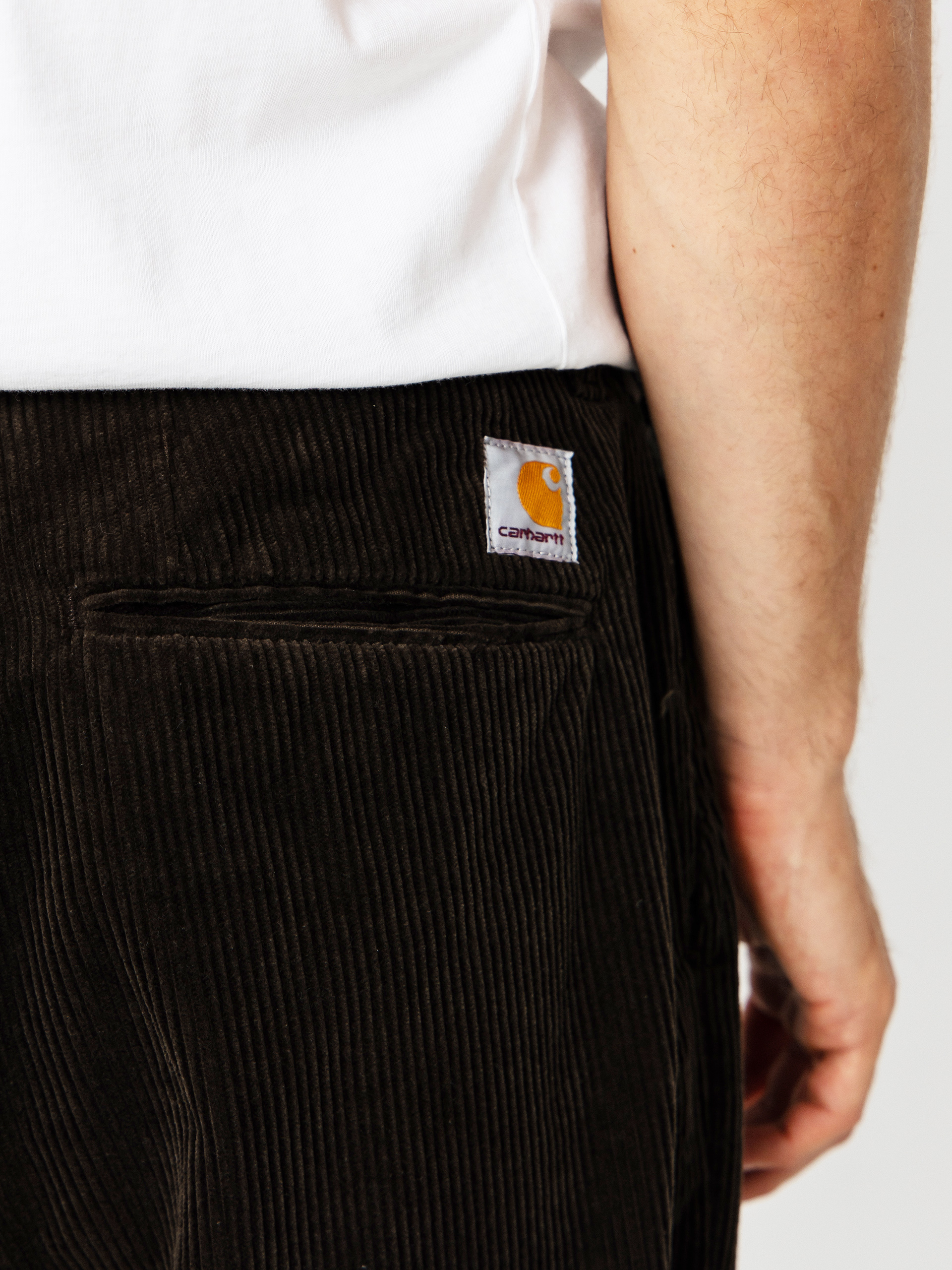 Панталони Carhartt WIP Evan (tobacco/rinsed)