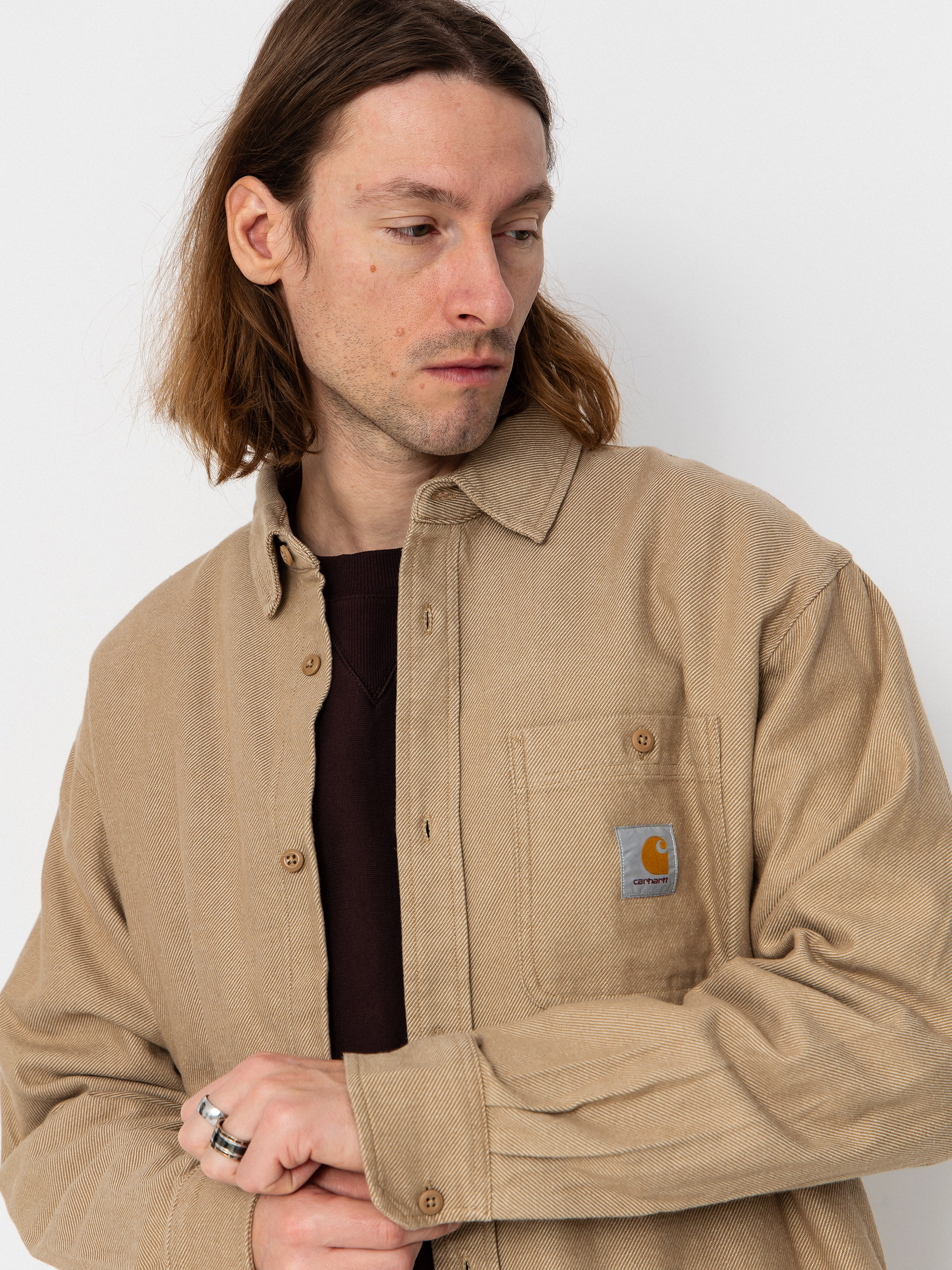 Риза Carhartt WIP Edgar (peanut/wax)