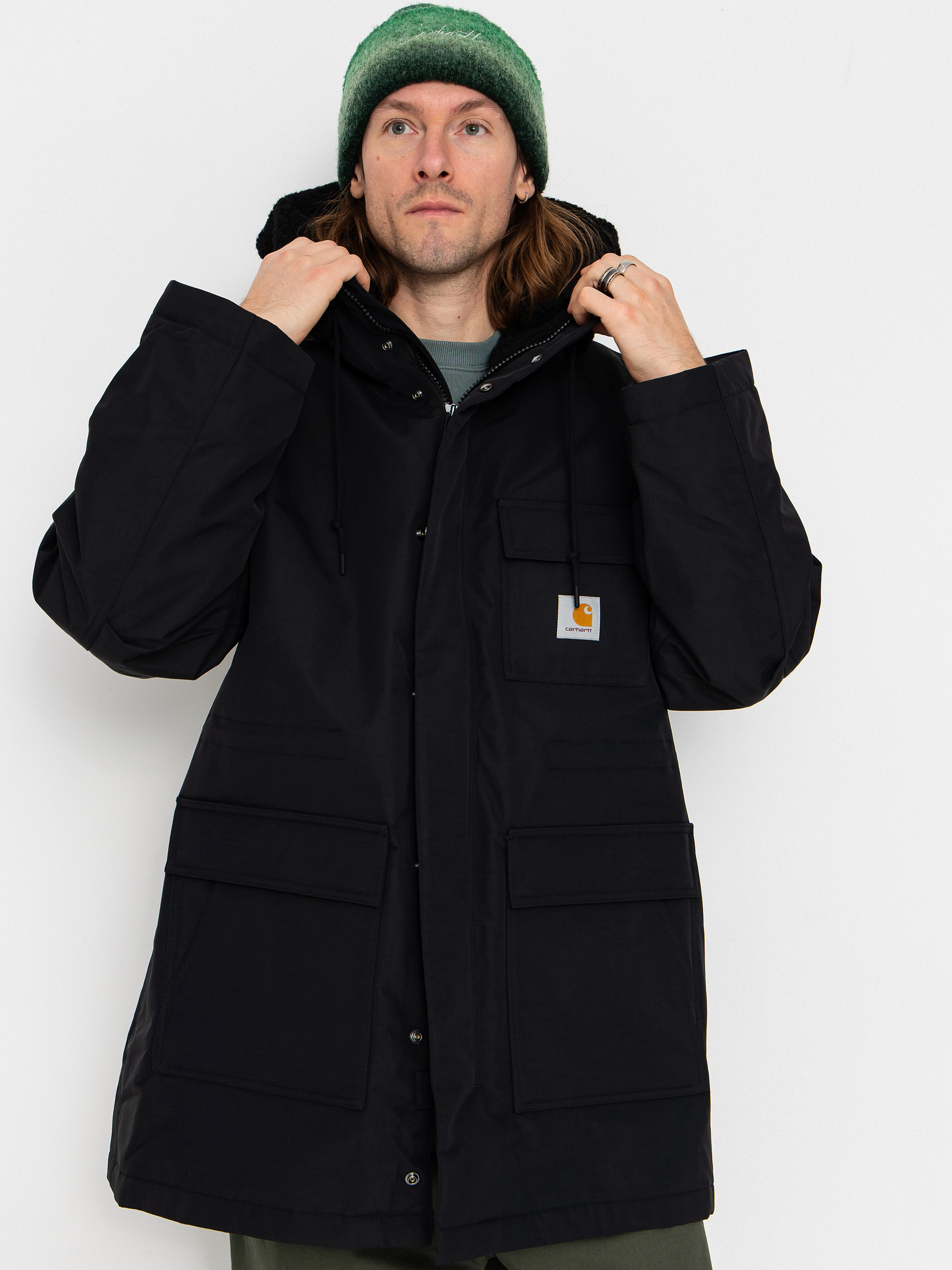 u042fu043au0435 Carhartt WIP Siberia Parka (black)