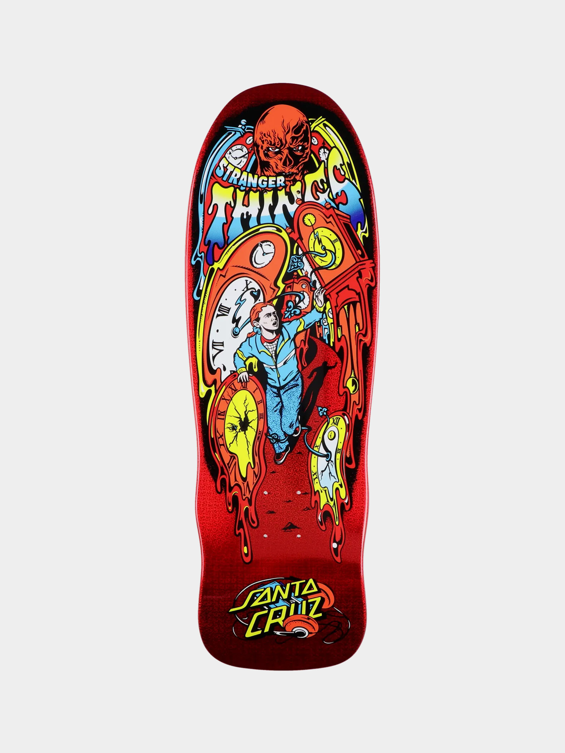 Дъска Santa Cruz X Stranger Things Grabke Max Melting Clock