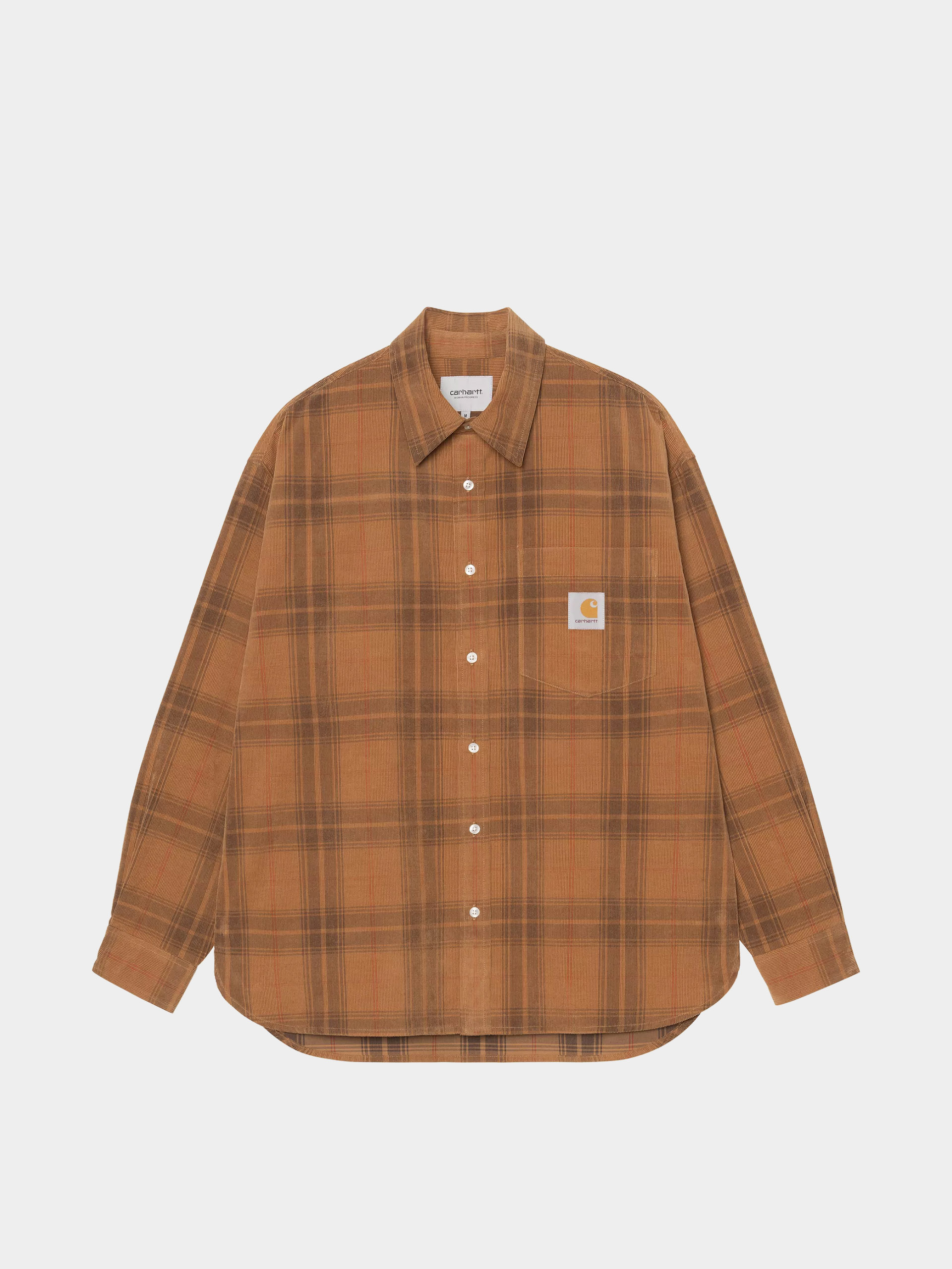 u0420u0438u0437u0430 Carhartt WIP Wilber (wilber check/hamilton brown)