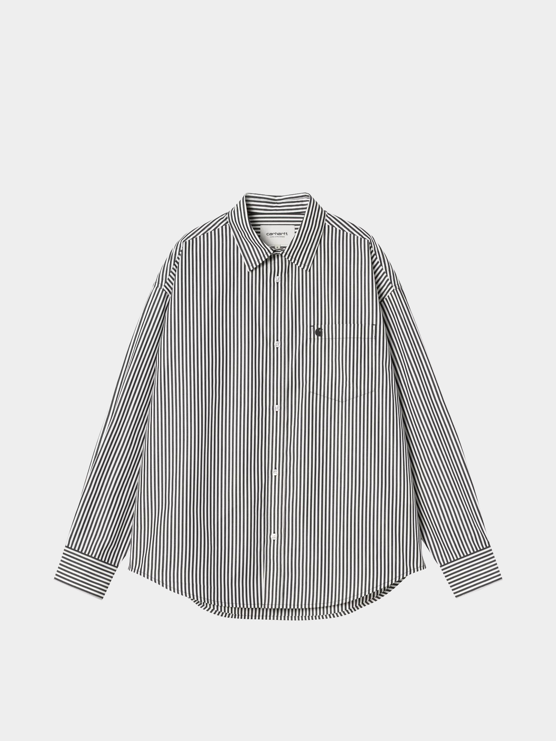 Риза Carhartt WIP Daldry Wmn (daldry stripe/black/wax)