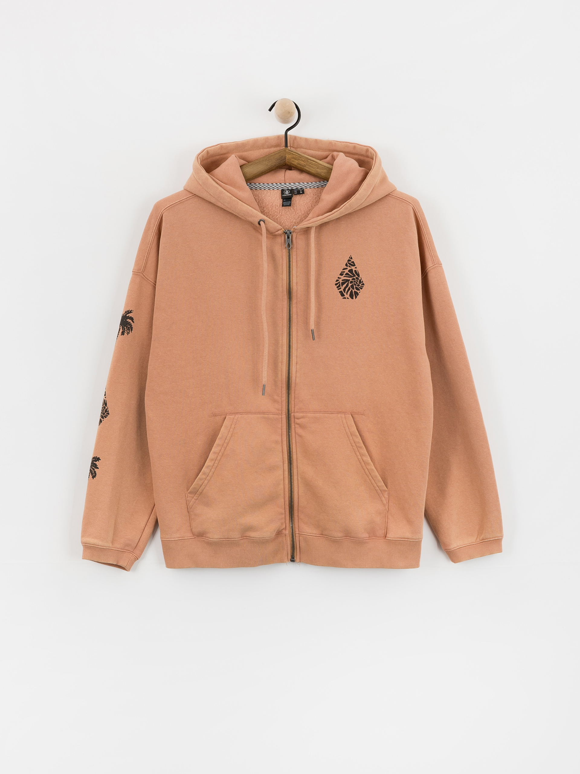 Суитшърт Volcom Stone Art Up Zip Wmn (sand brown)