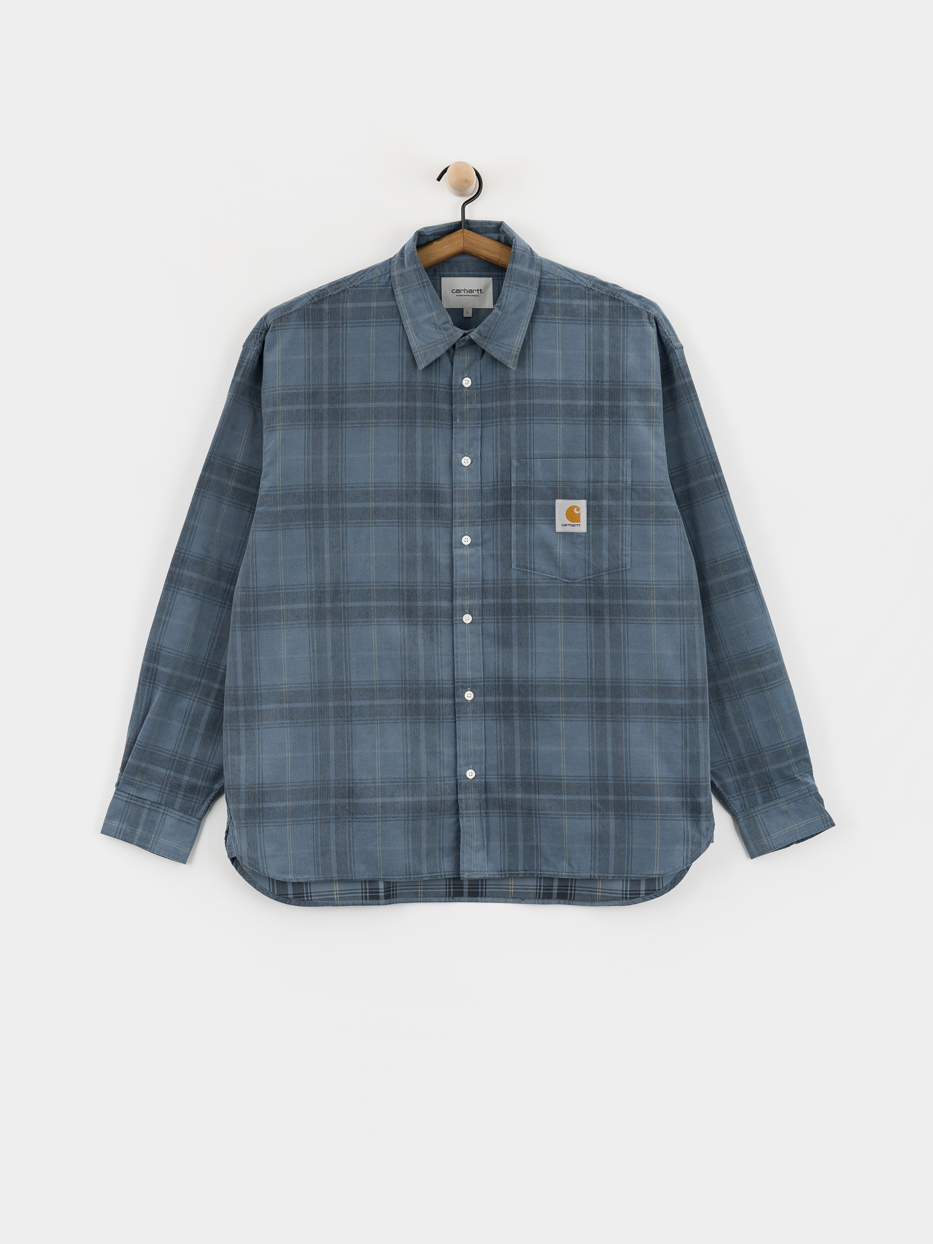 Риза Carhartt WIP Wilber (wilber check/velvet blue)